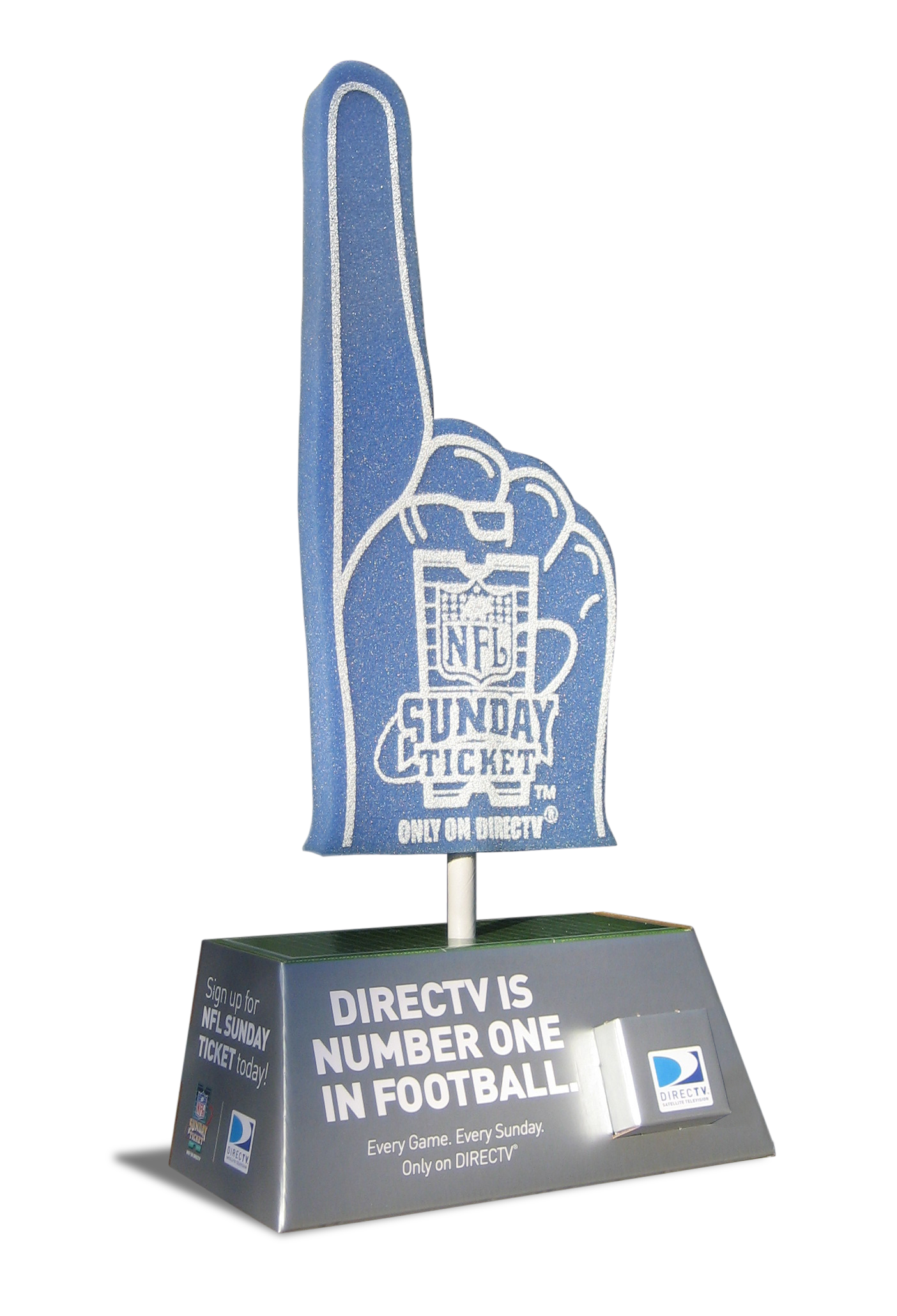 "Foam Finger" Counter Display - NFL Sunday Ticket