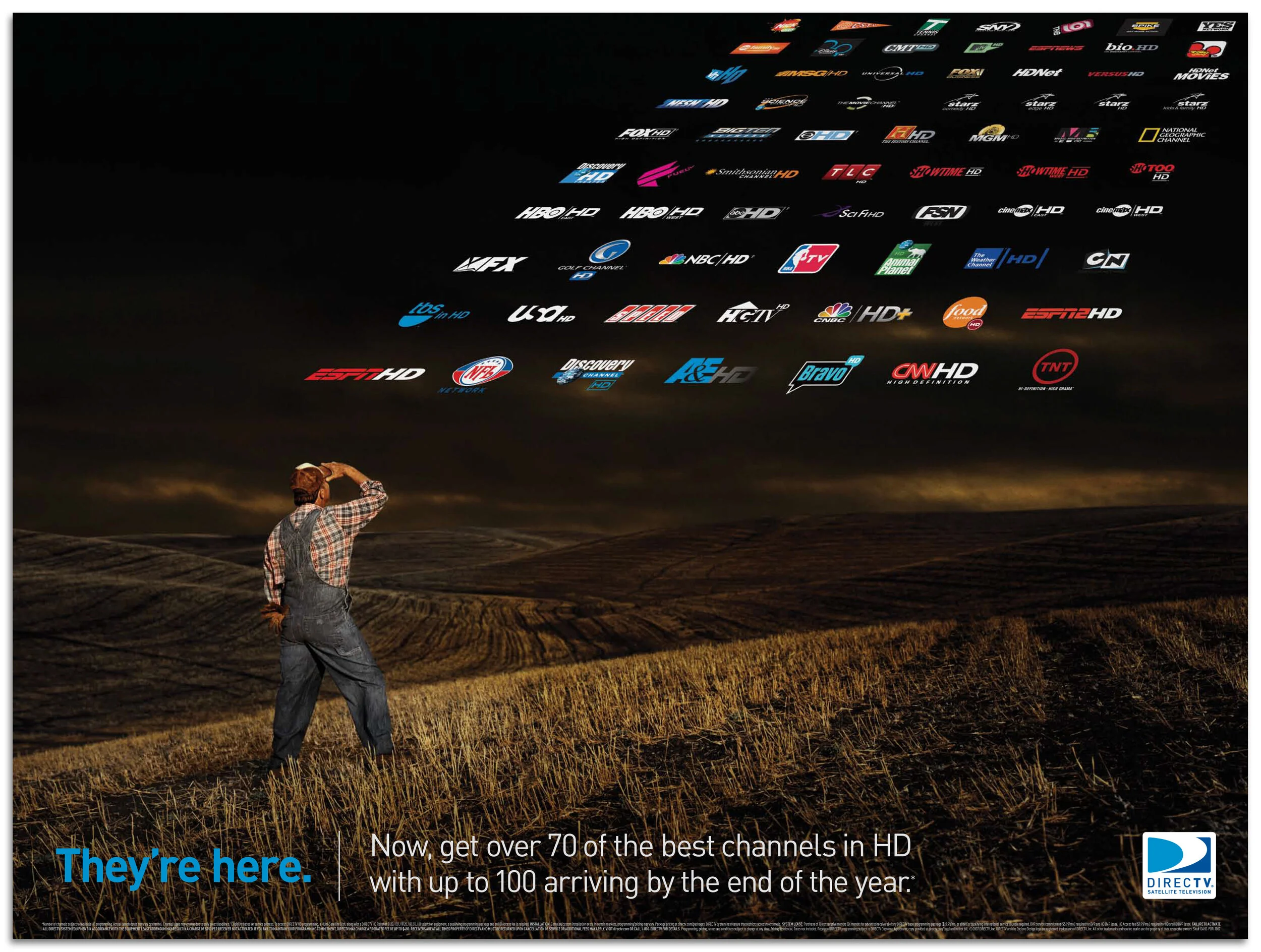 "Farmer" In-Store Poster - DIRECTV