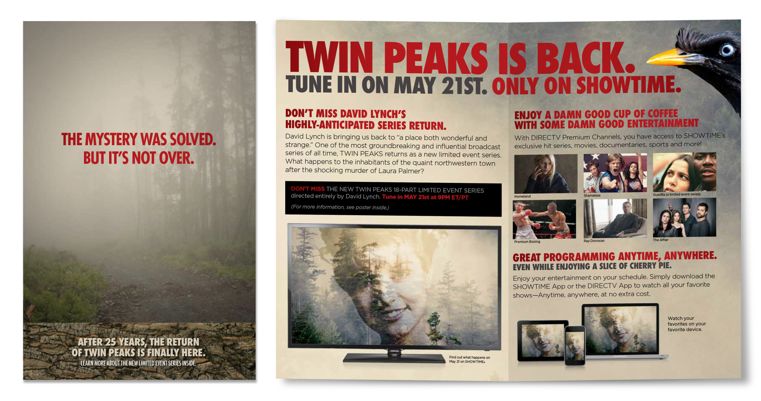 Twin Peaks Mailer - Showtime