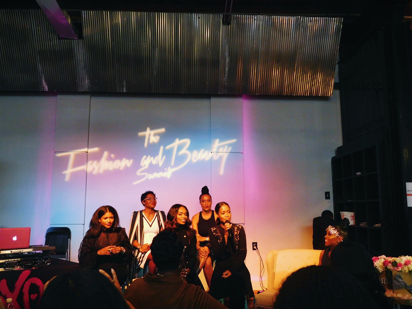 Industry Style Panelists (from left to right): Kelly Babara-Ford Kirkwood, C'Erra E., Kristina Bowman-Smith, Terry-Ann Phillips, Latrice Delgado-Macon.