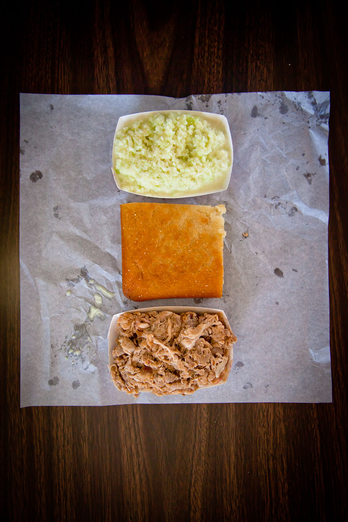 BBQ Tray, Slaw, Bread