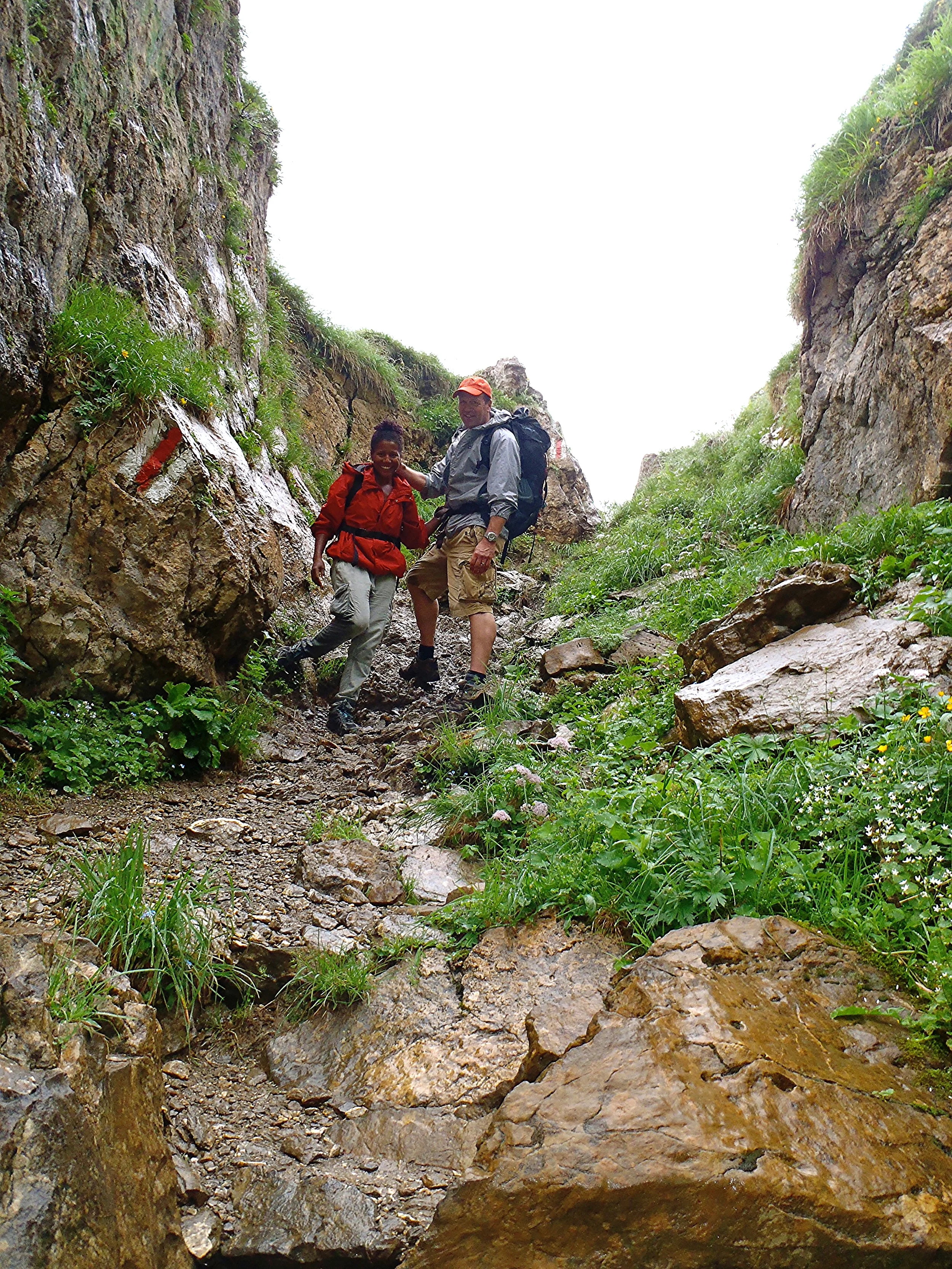The moment I came to recognize that I was likely to get off of the mountain without medical intervention.
