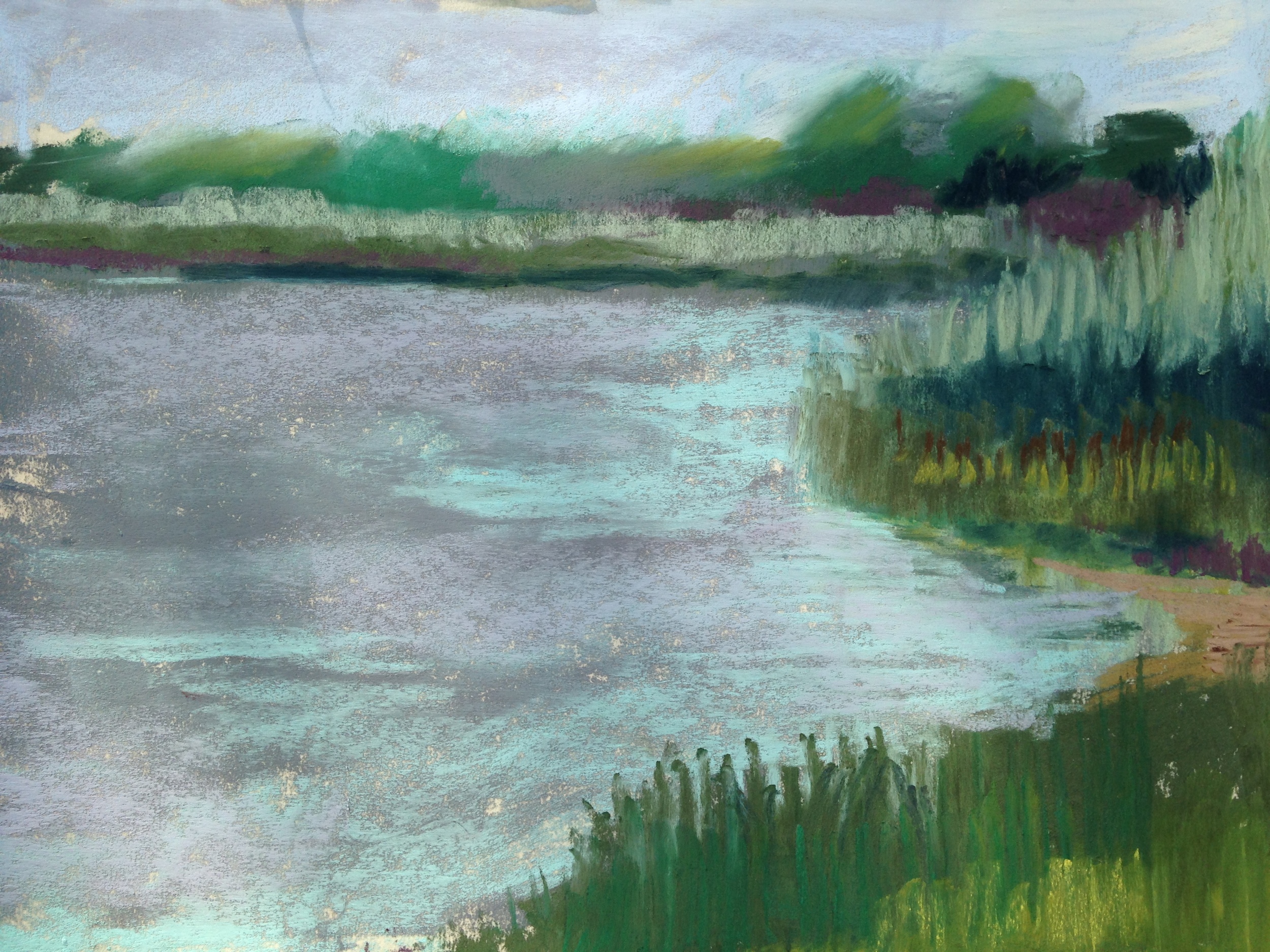Maurice River Pastel Two
