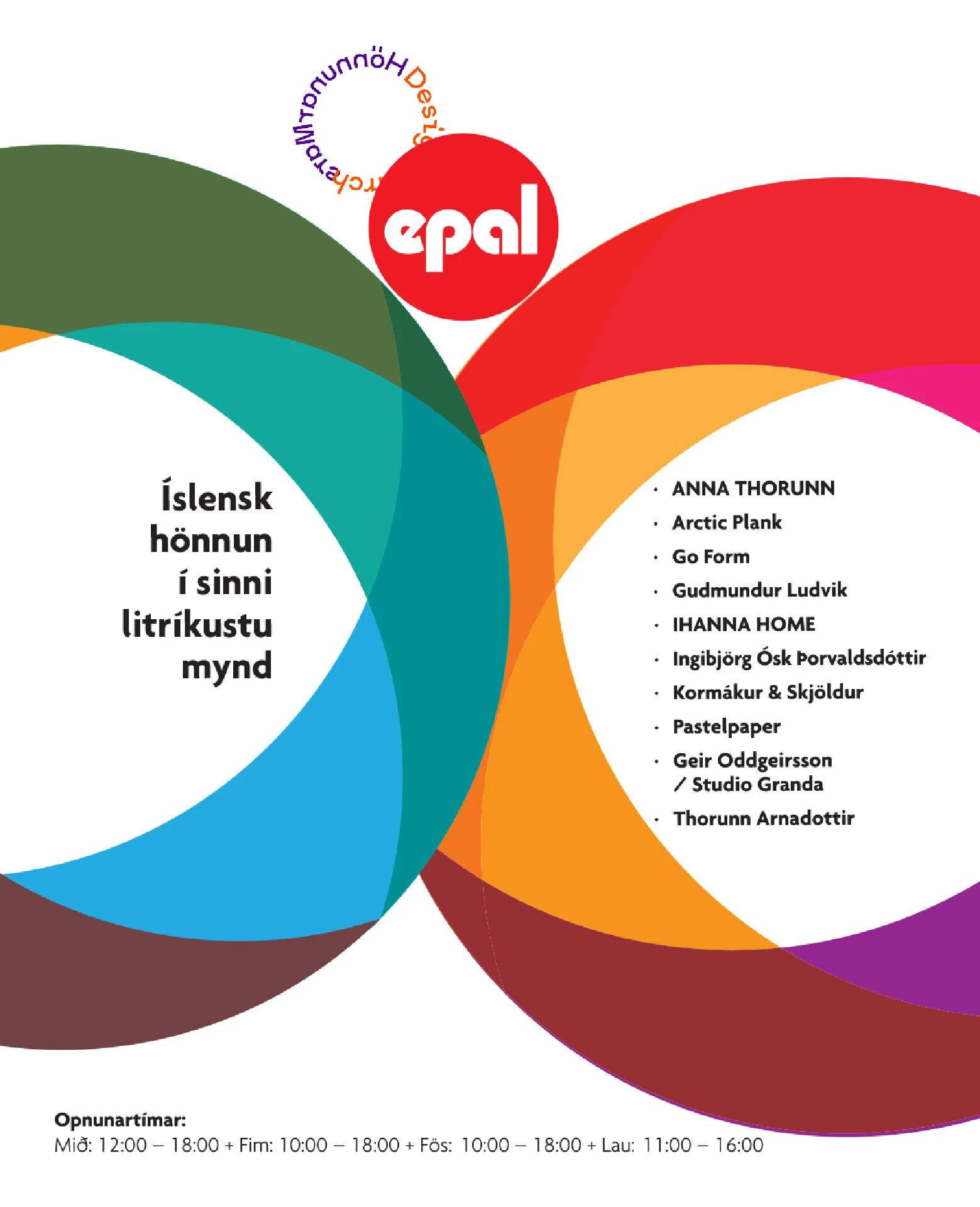 Íslensk hönnun í sinni litríkustu mynd - UM 2021