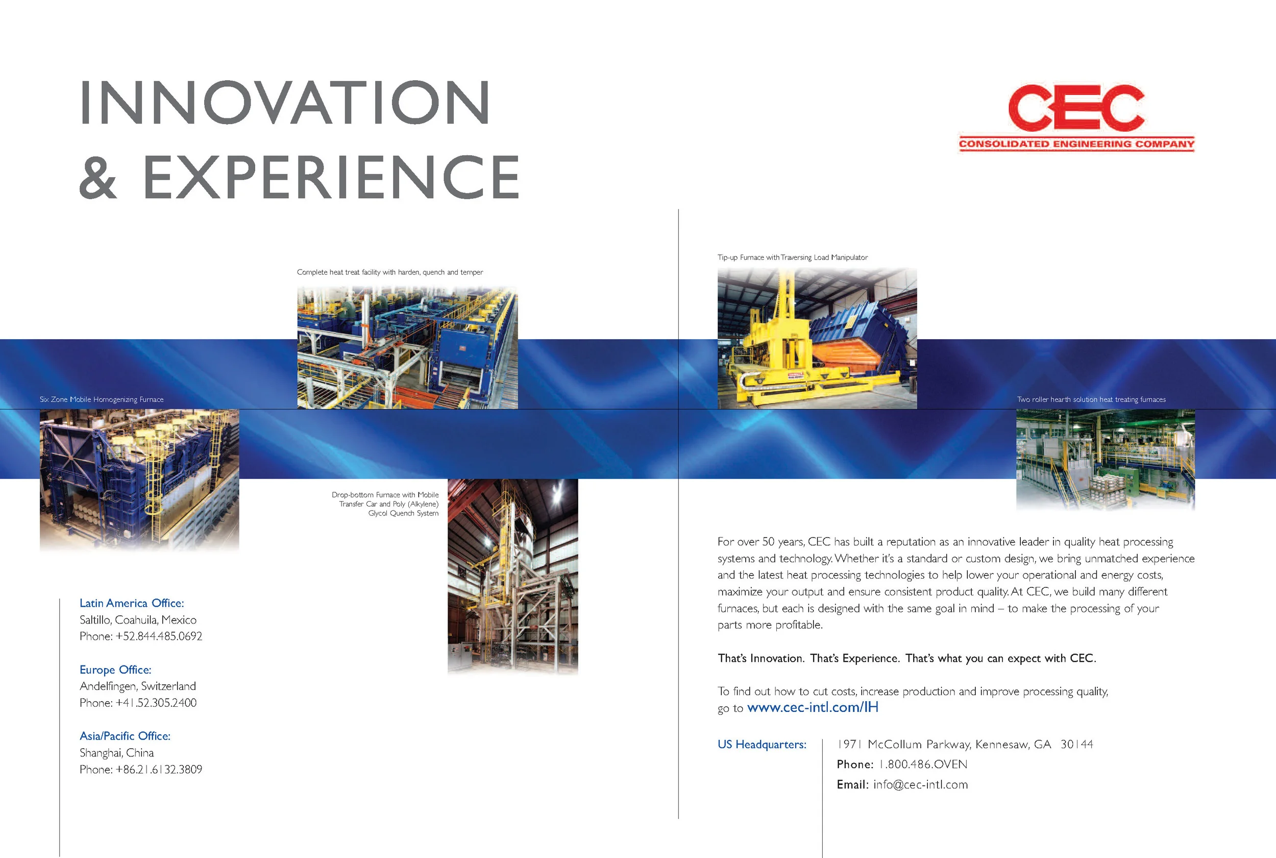 CEC Double Page Magazine Ad