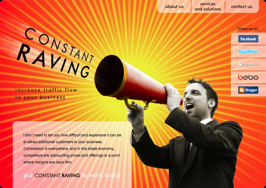 Constant Raving Website