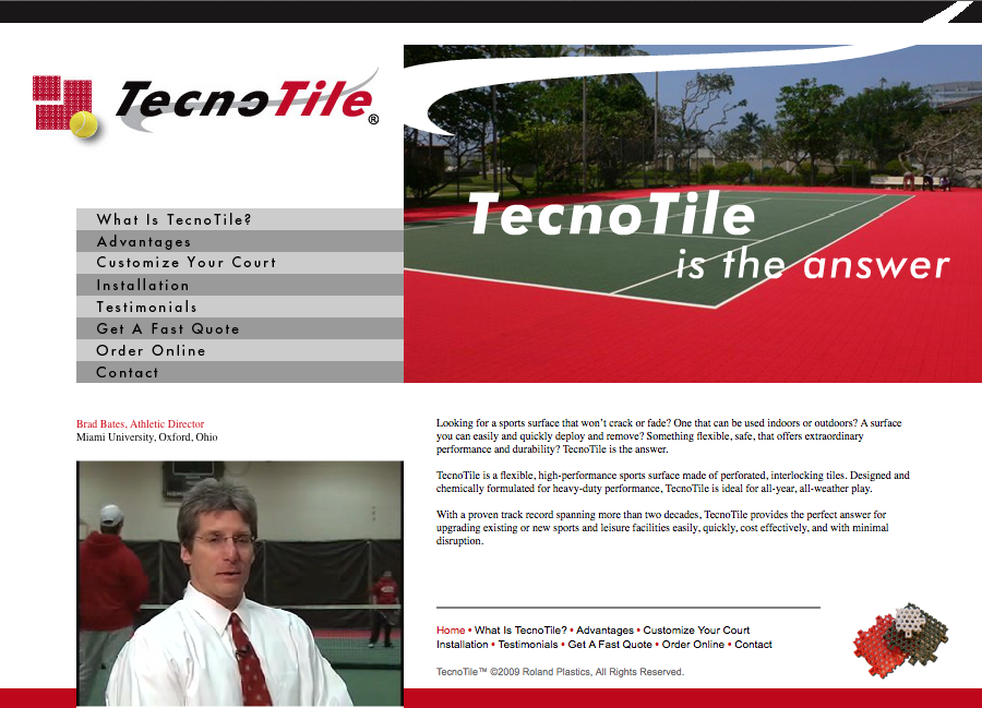 Tecno-Tile Website