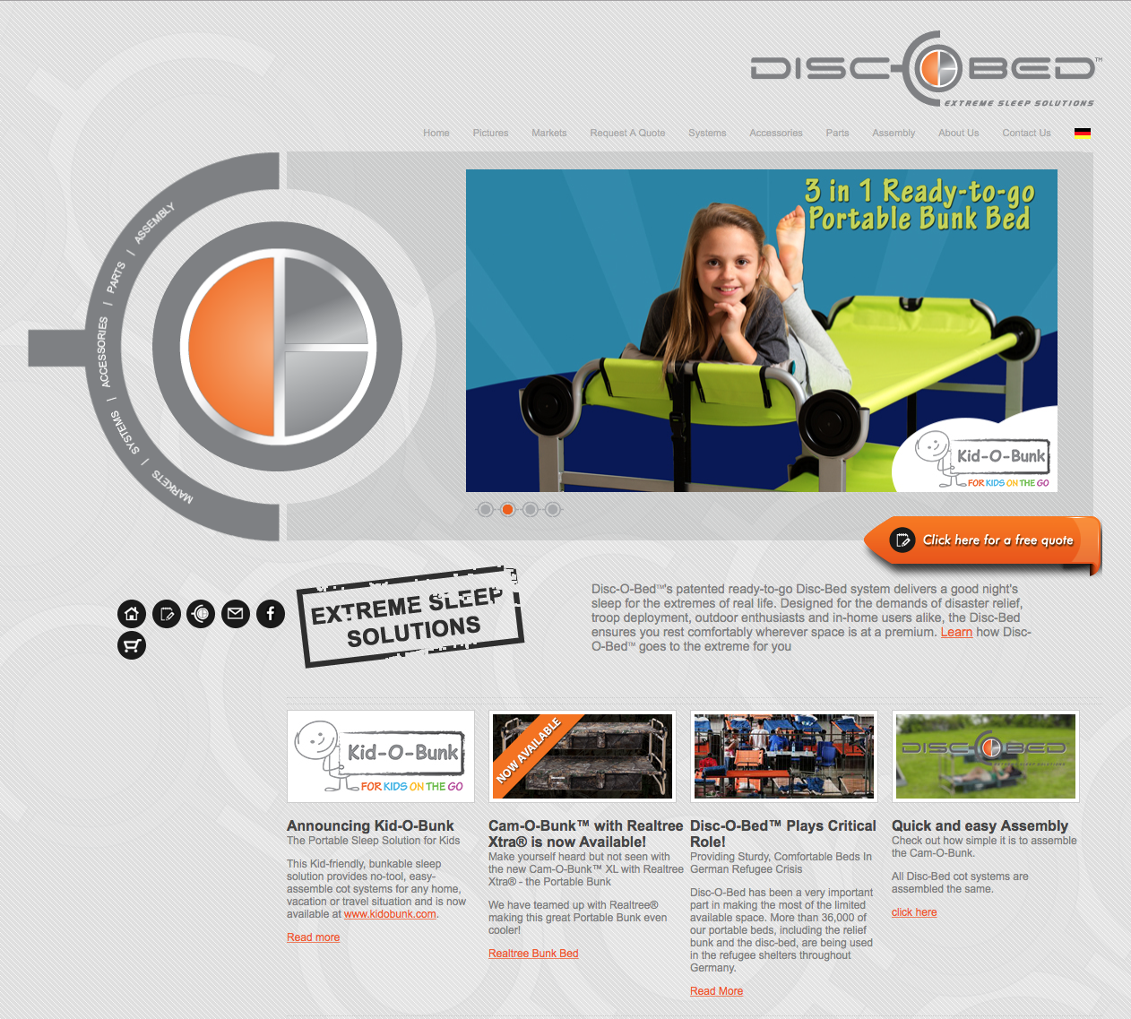 DiscOBed Website