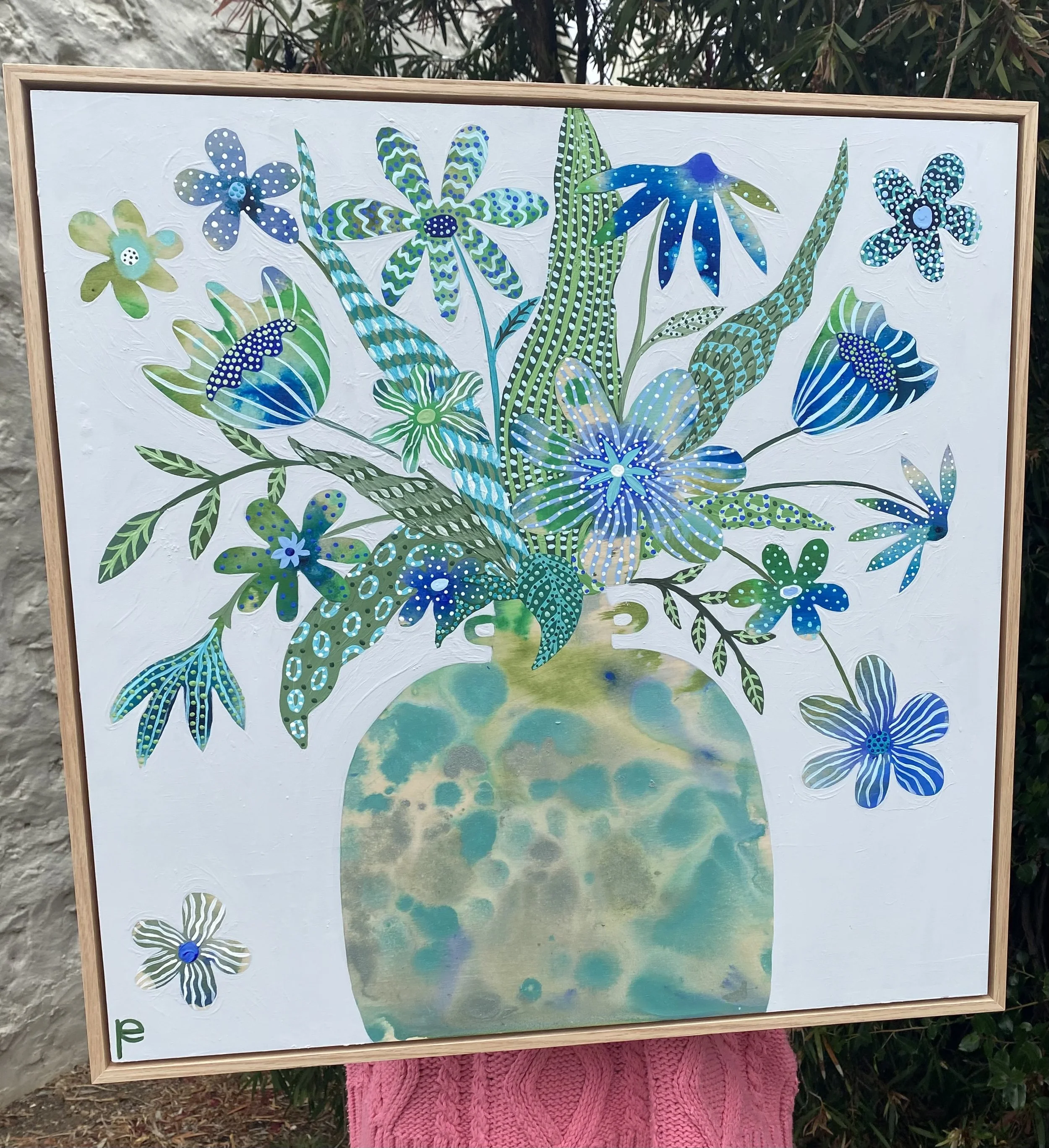 SOLD - Blue Blooms 