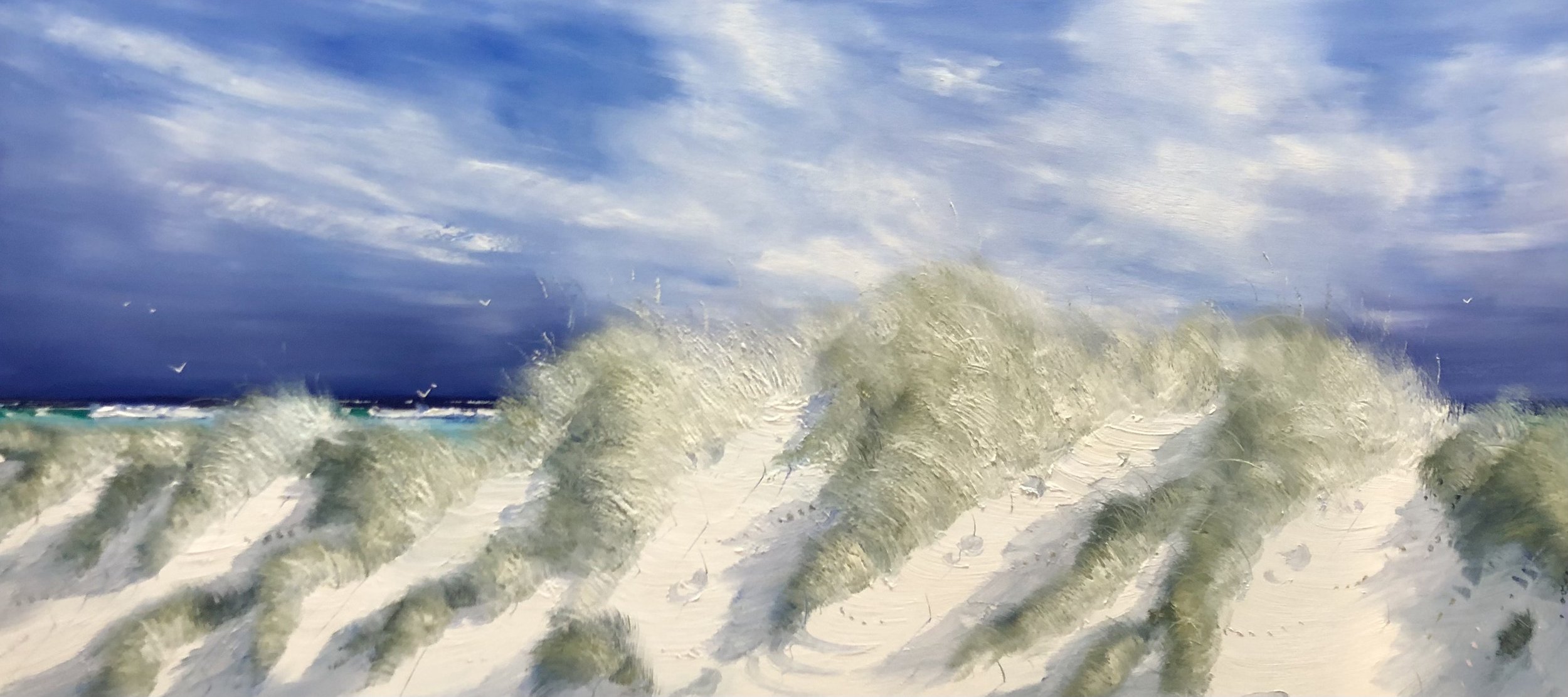 Morning At The Beach - 180cm x 90cm - $2,400