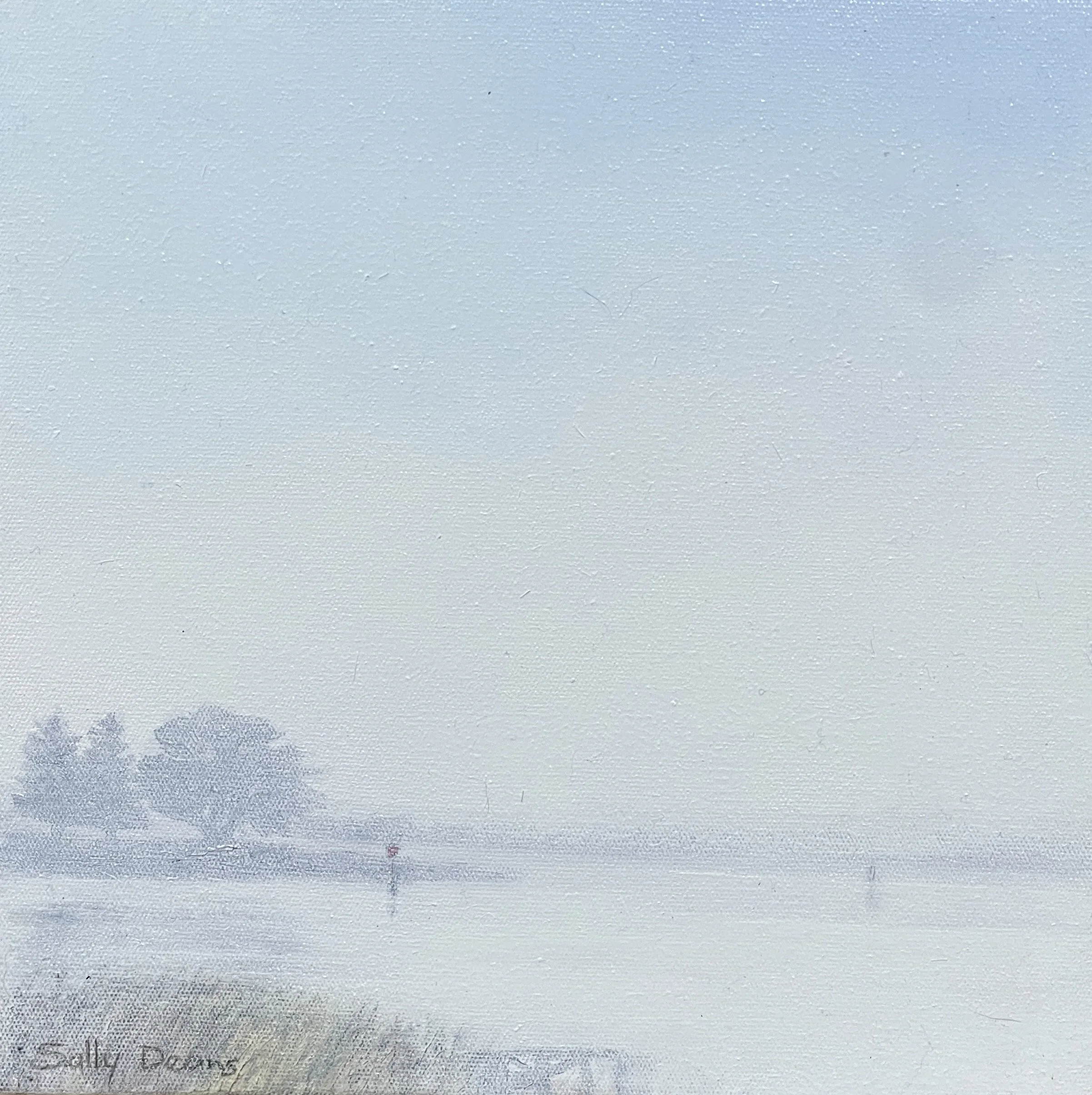 Morning Mist, Goolwa North - 24cm x 24cm - $320
