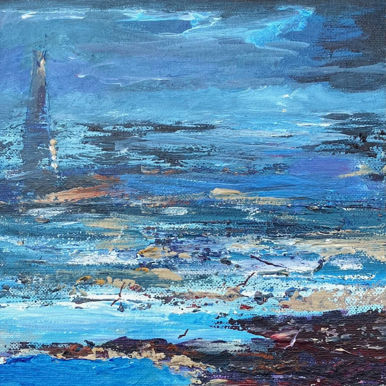 Seagull Delight - 20cm x 20cm - $350