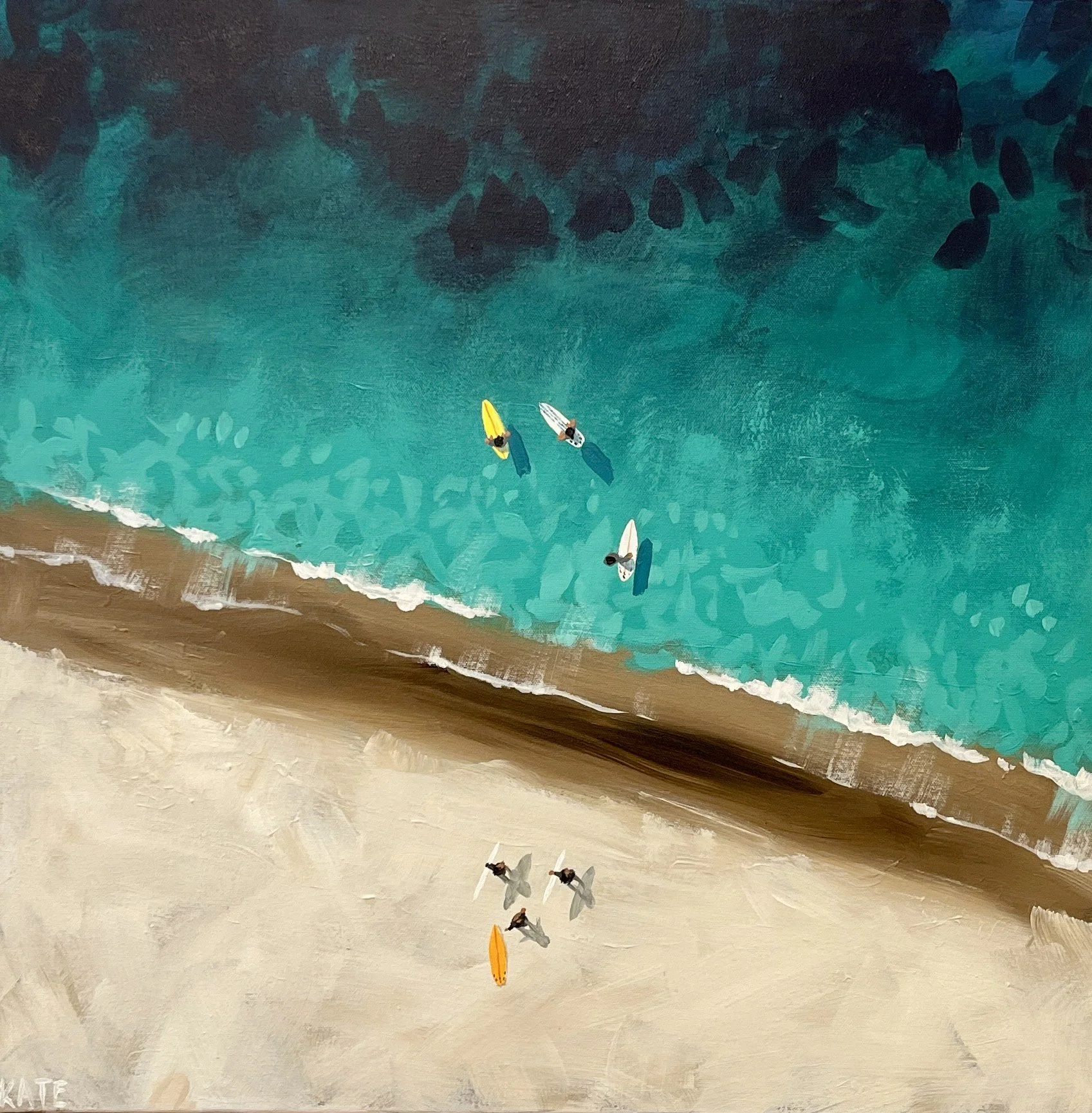 Saturday - 64cm x 64cm - $600