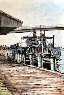 SOLD - Oscar at the Wharf