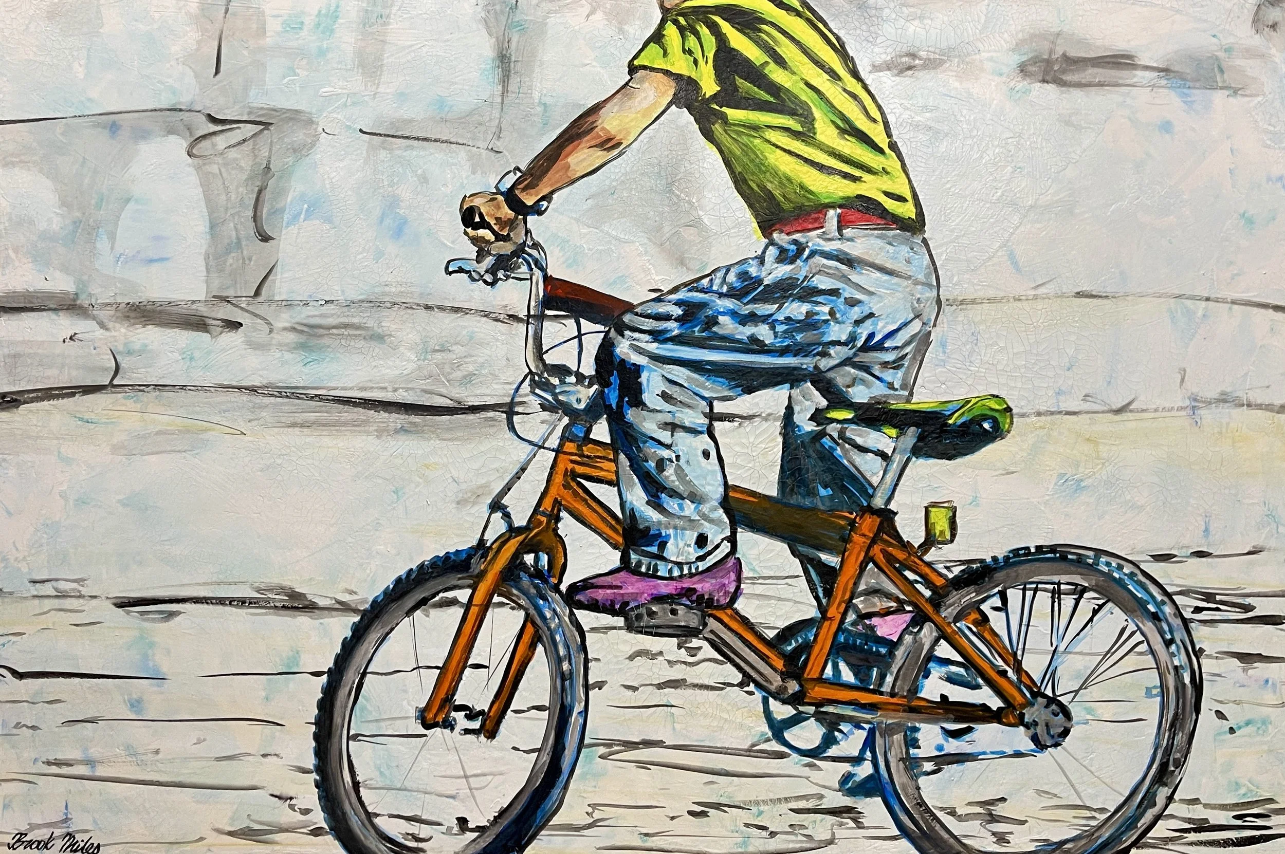 Mountain Bike Kid - 152cm x 101cm - $1,100