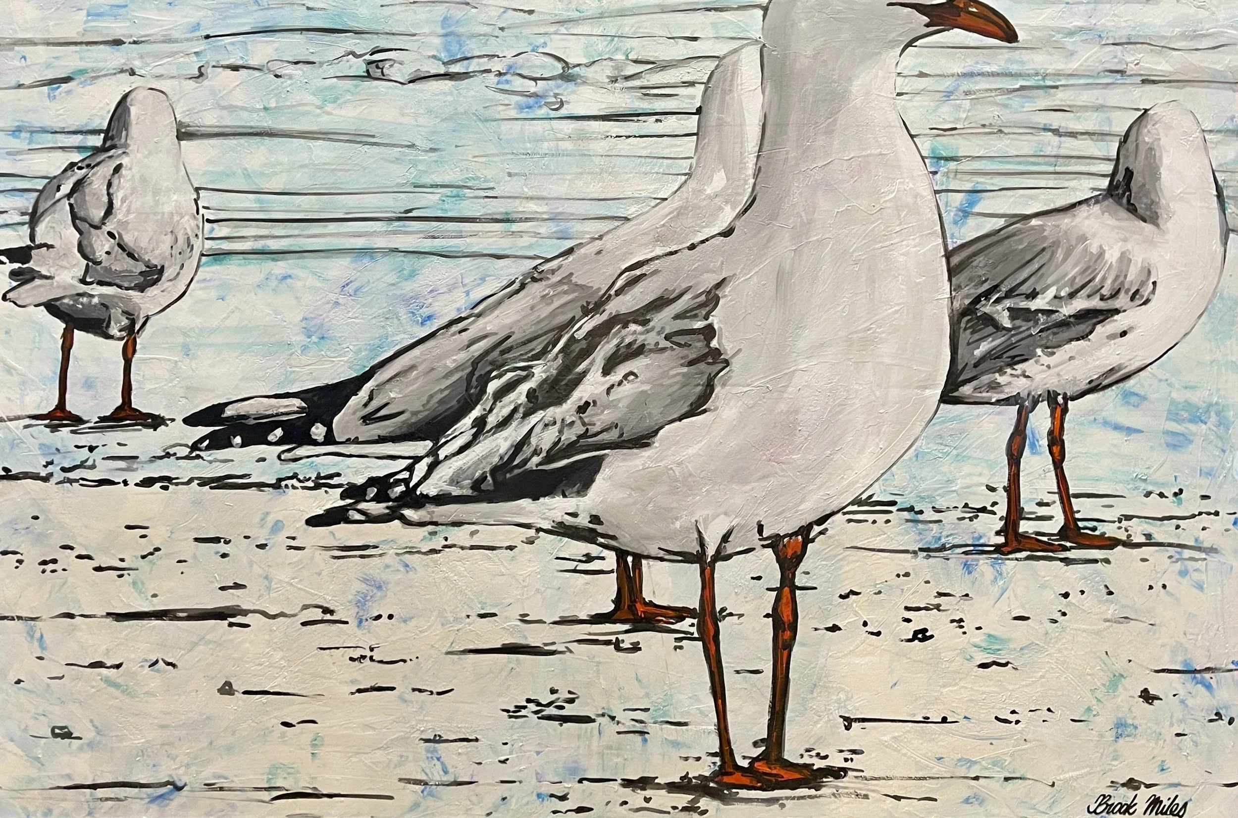 What A Beautiful Day - 152cm x 101cm - $1,100