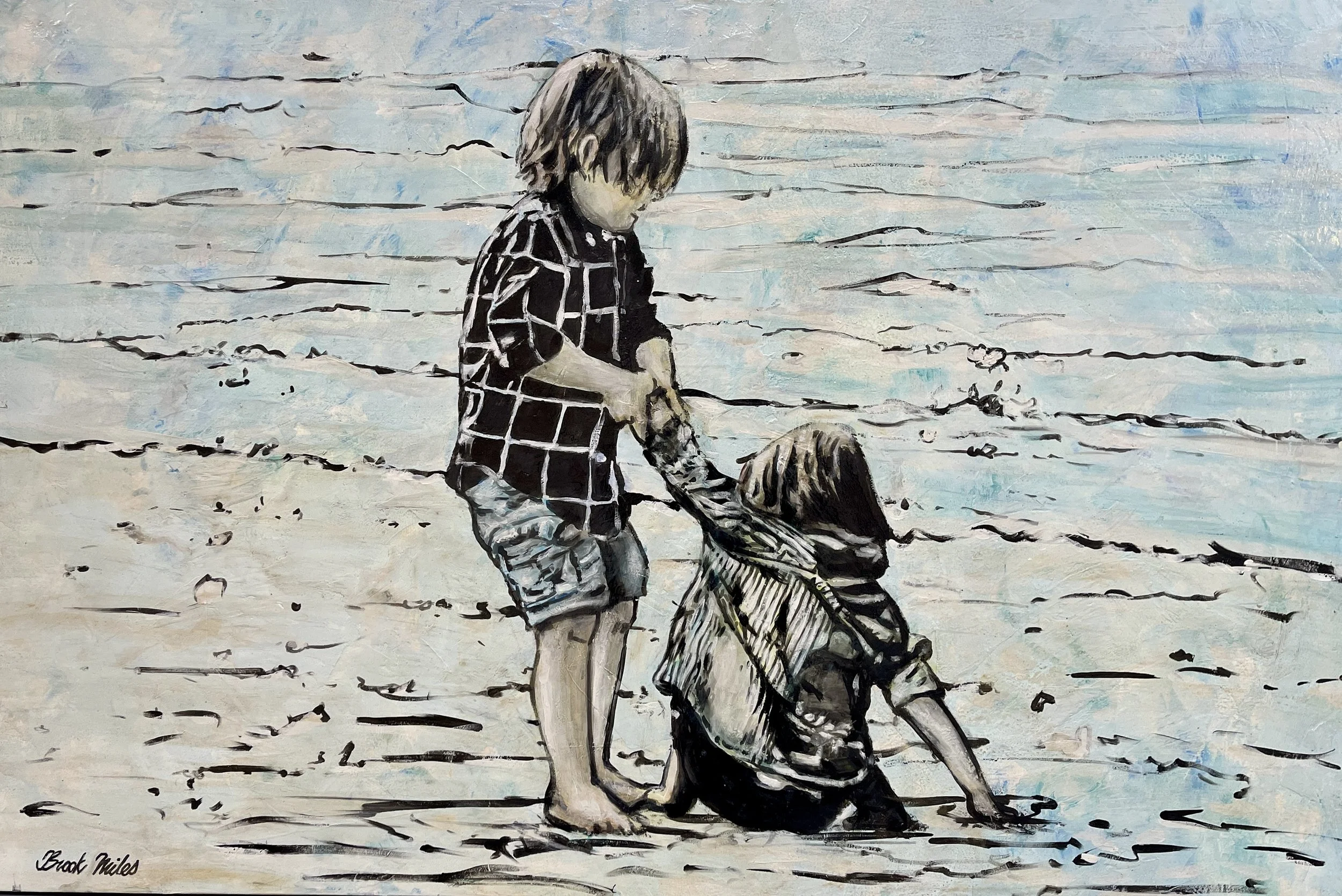 Give Me Your Hand - 152cm x 101cm - $1,100