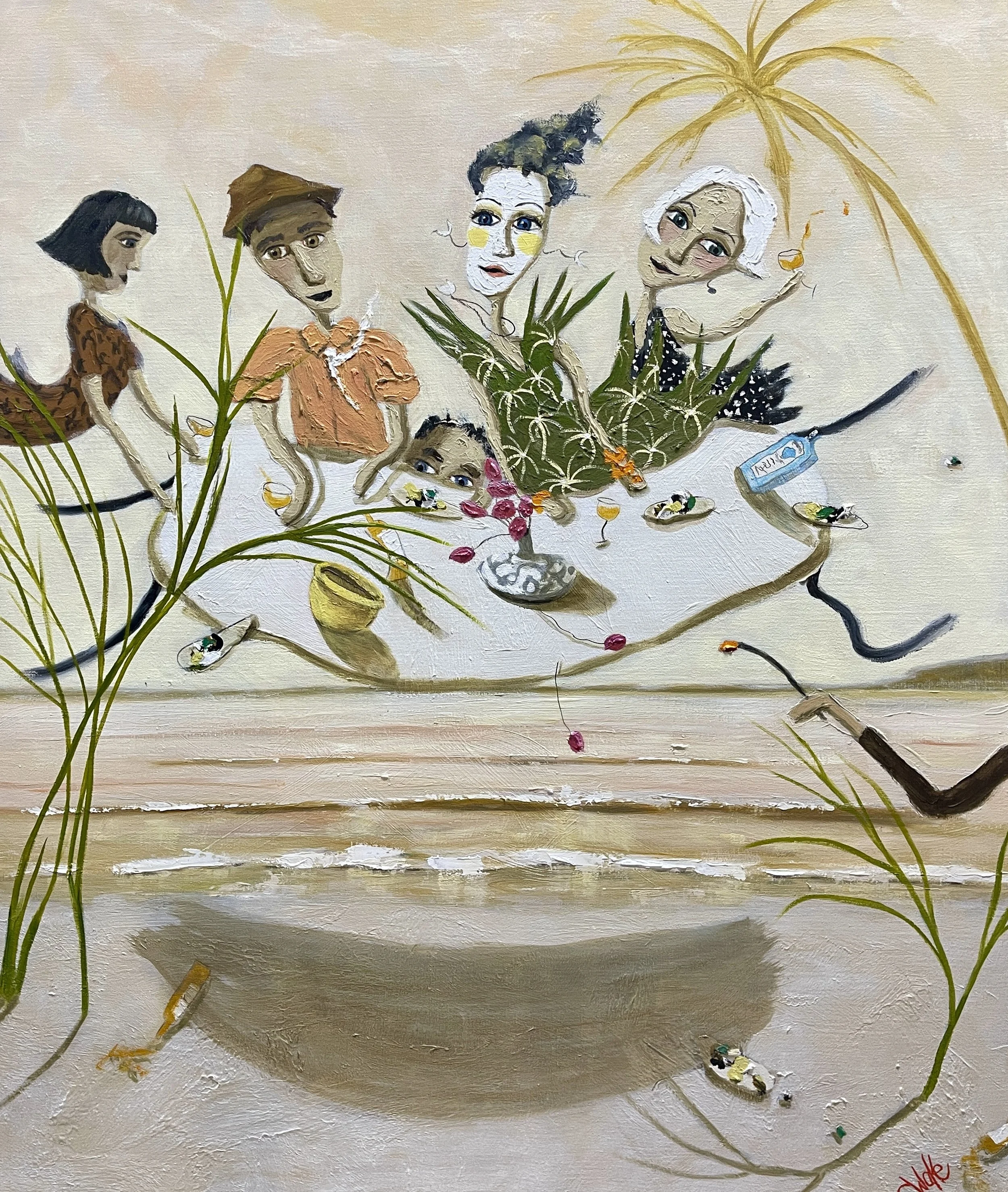 Beach Party - 100cm x 120cm - $7,500