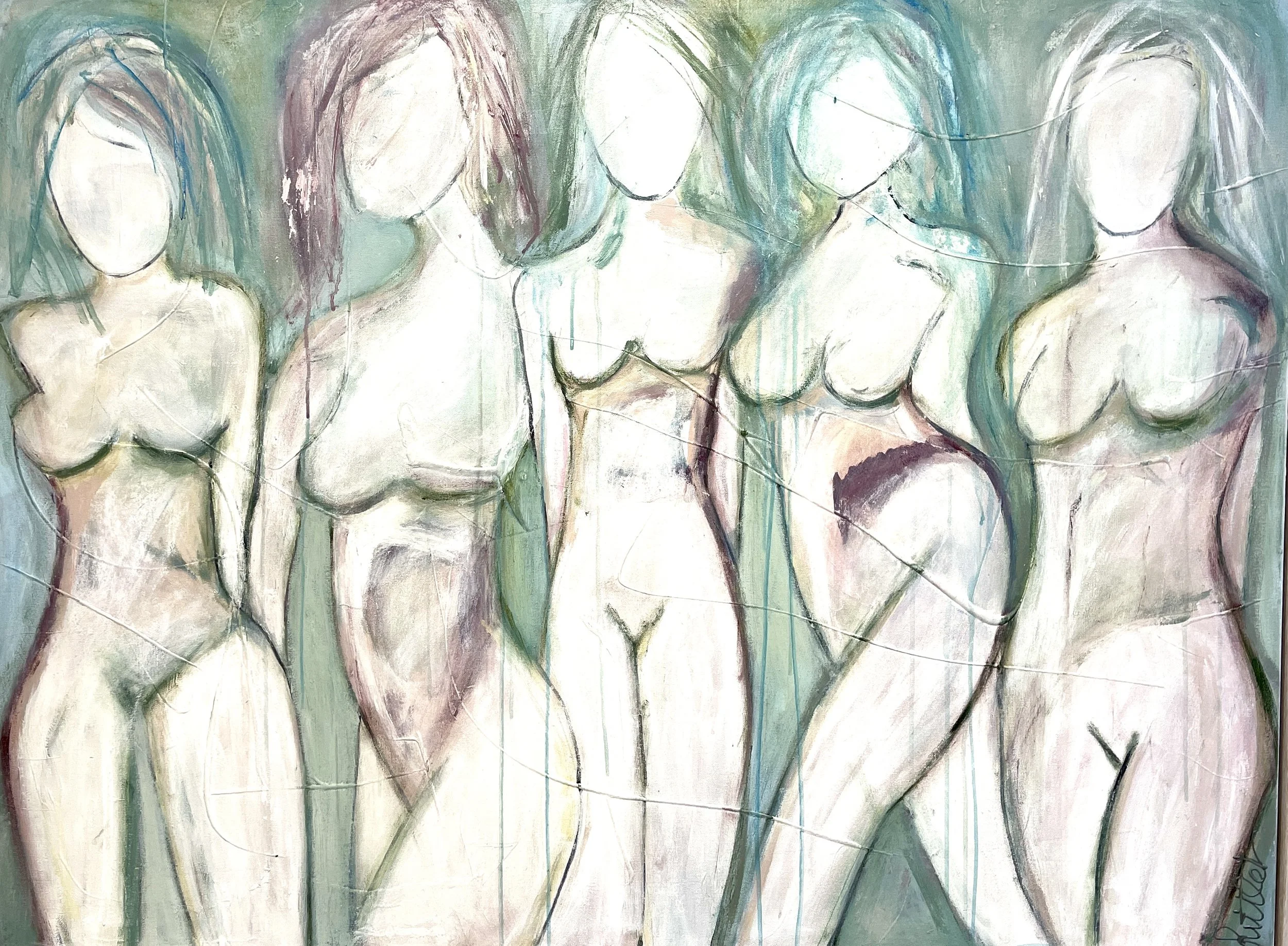 Soul Sisters - 125cm x 95cm - $1,950