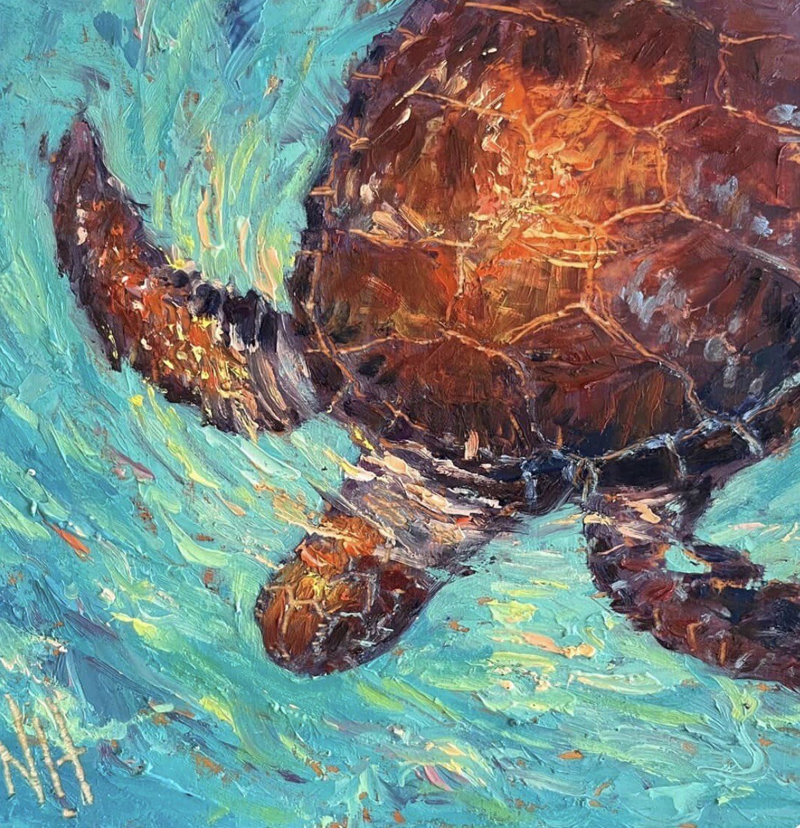 SOLD - Green Sea Turtle