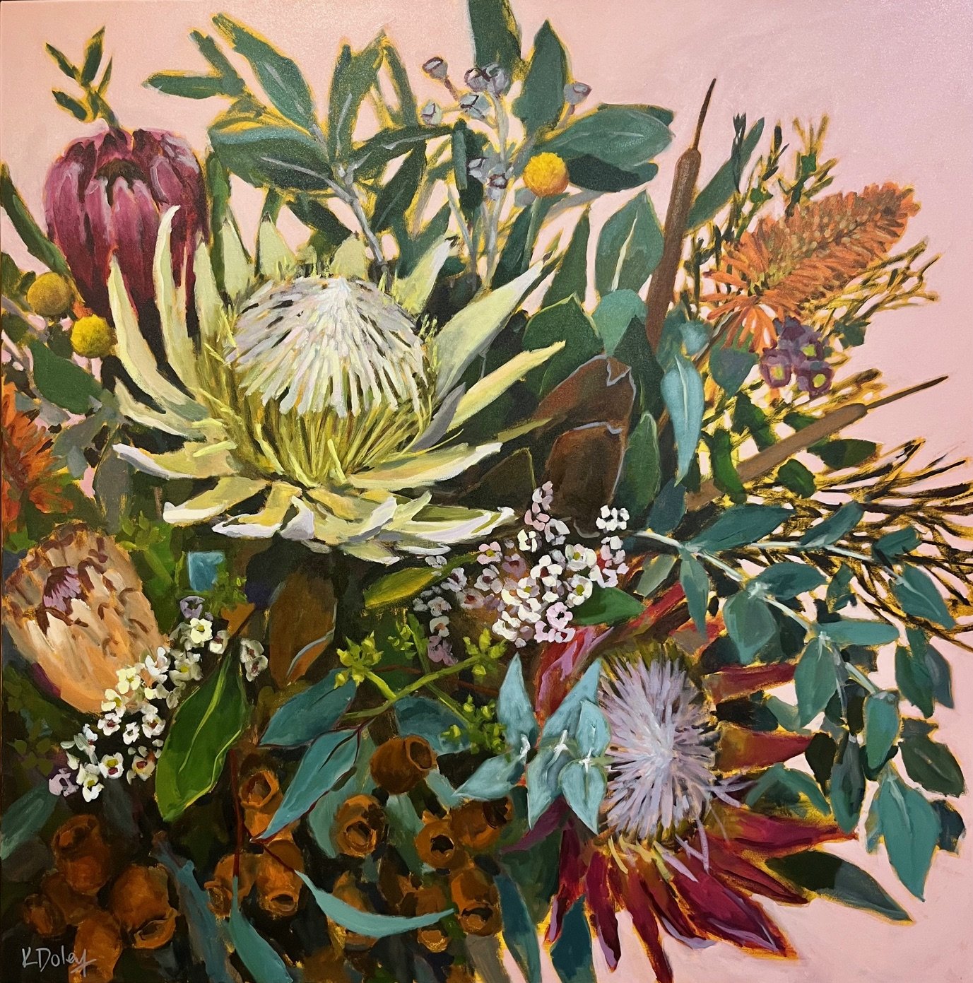 Genevieve - 125cm x 125cm - $2,400