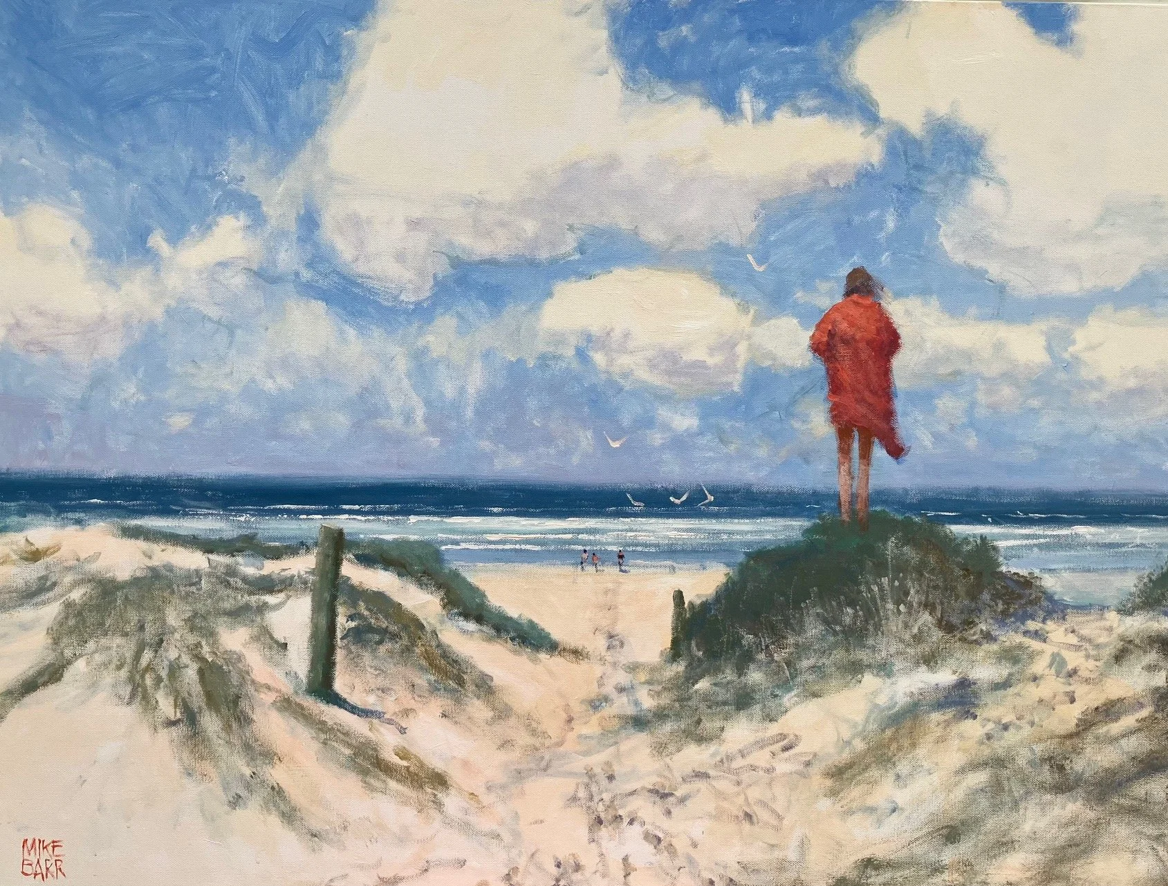 Red Sentinal - 105cm x 79cm - $3,900