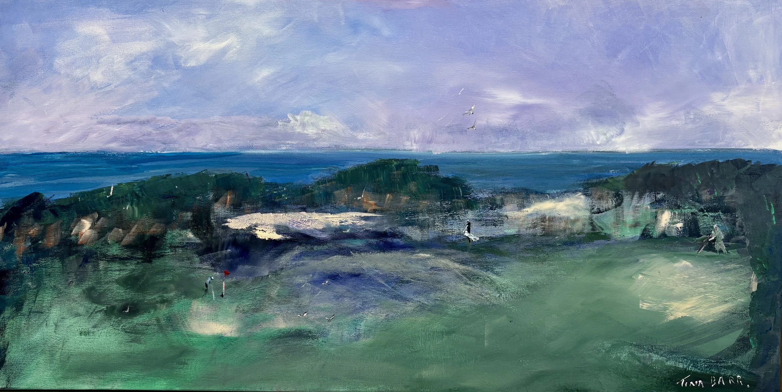 Golf - 94cm x 48cm - $950