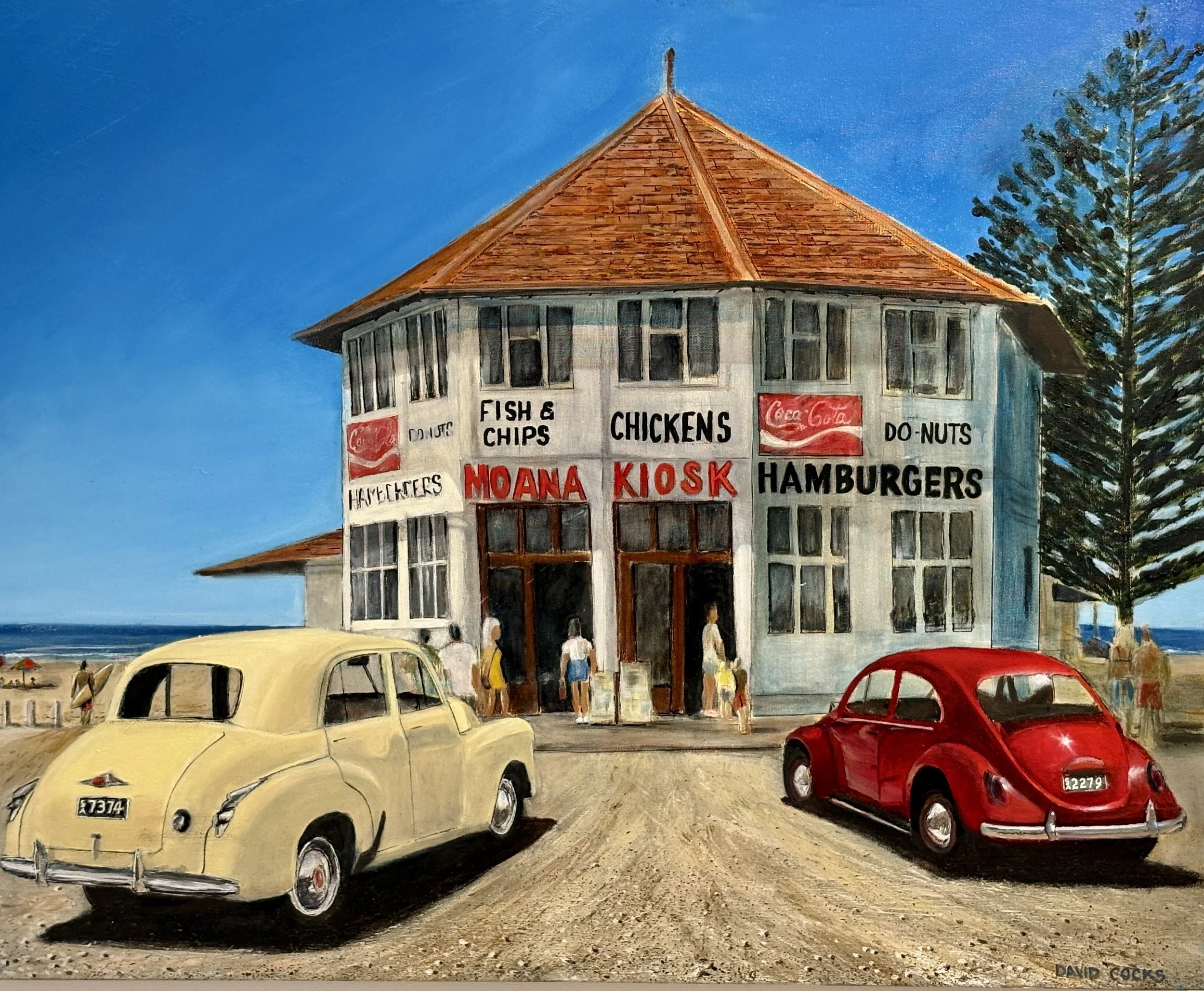Moana Kiosk c.1965 - 76cm x 60cm - $1,500