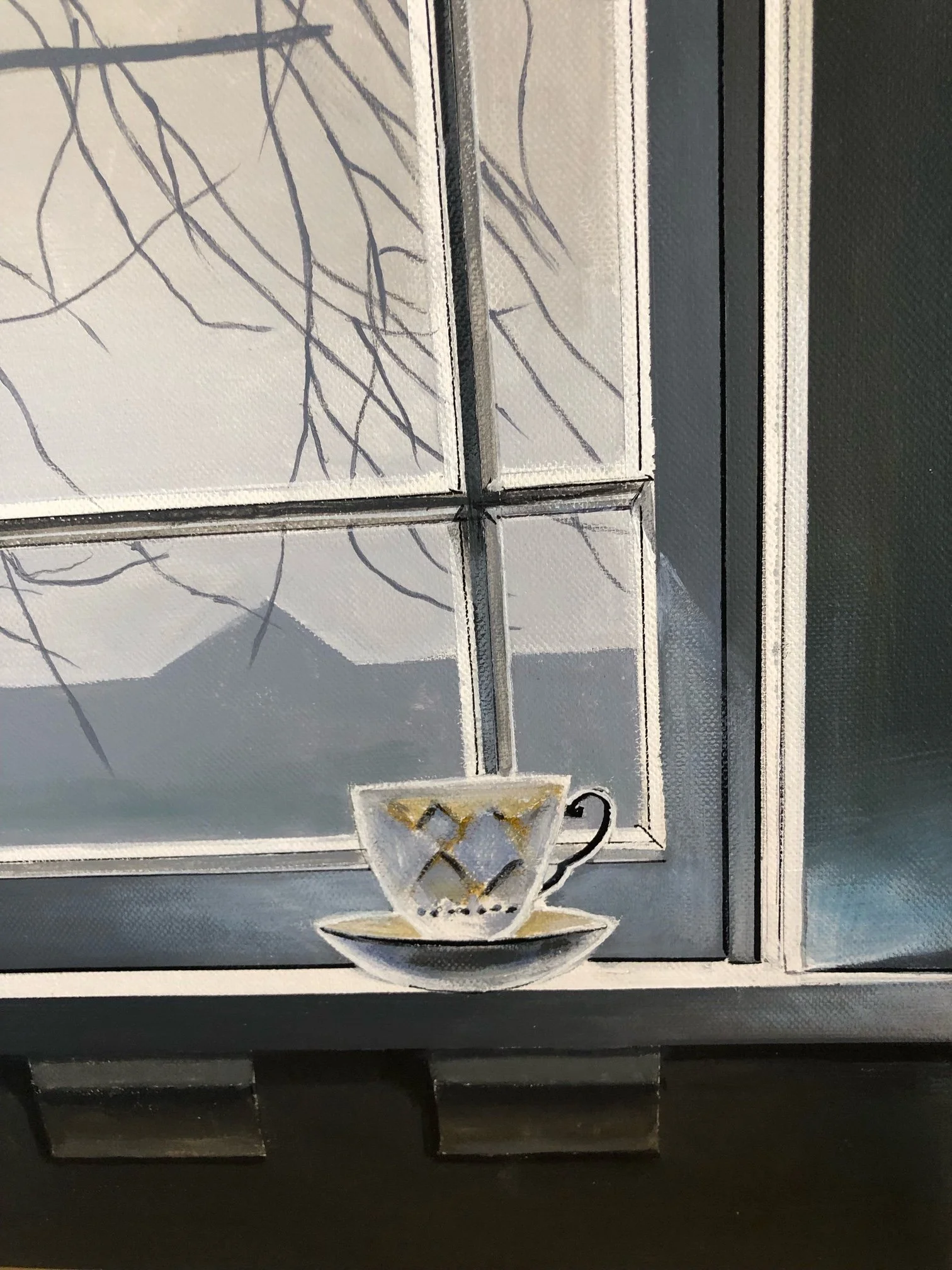 Early Morning Tea - 42cm x 53cm - $600