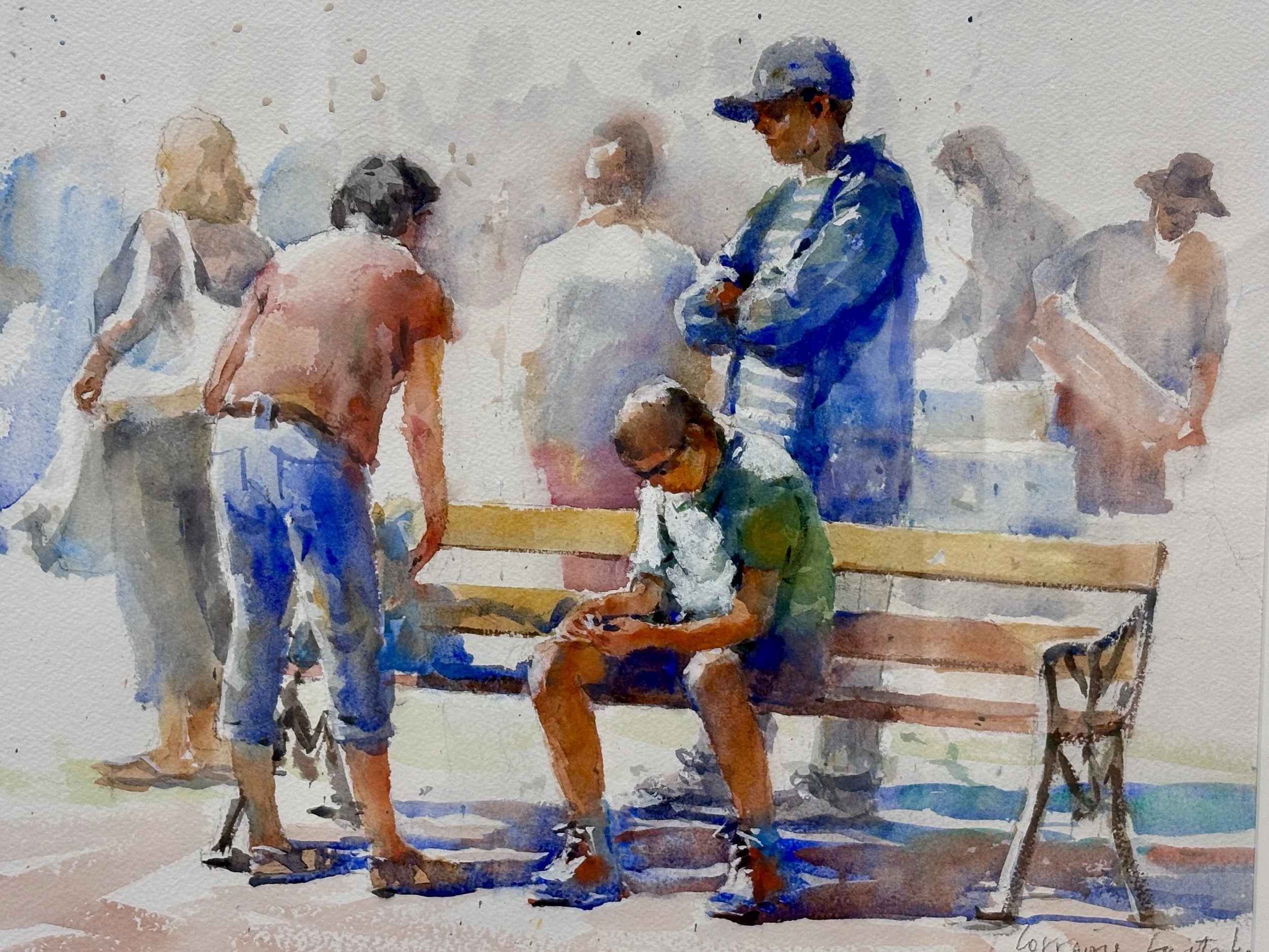 Market Day - 59cm x 49cm - $780
