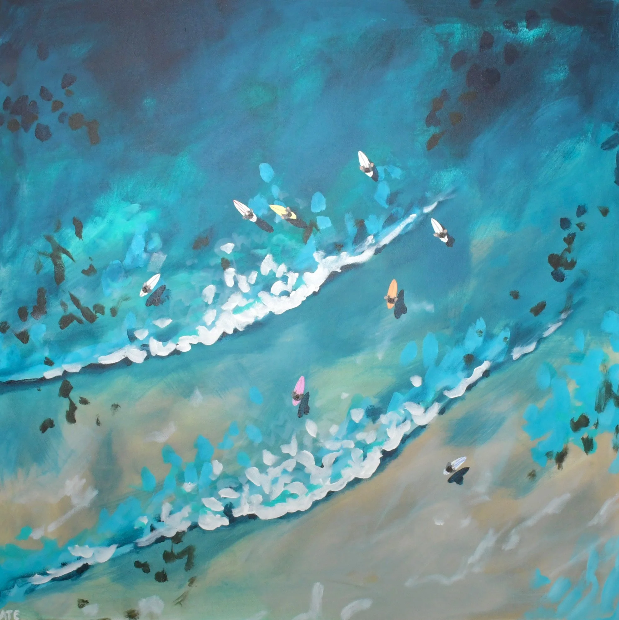 Dawn Patrol - 79cm x 79cm - $1,100