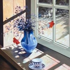 Morning Cuppa - 61cm x 61cm - $1,200