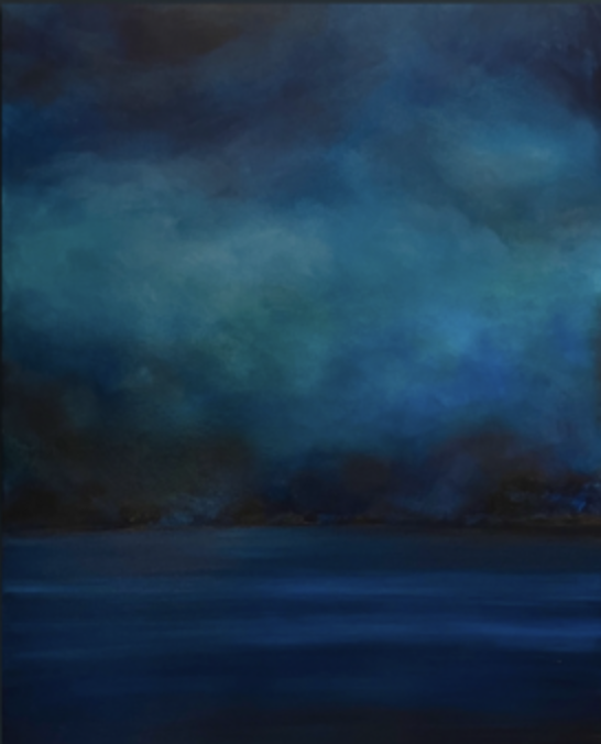 Blue Mystery - 91cm x 122cm - $950