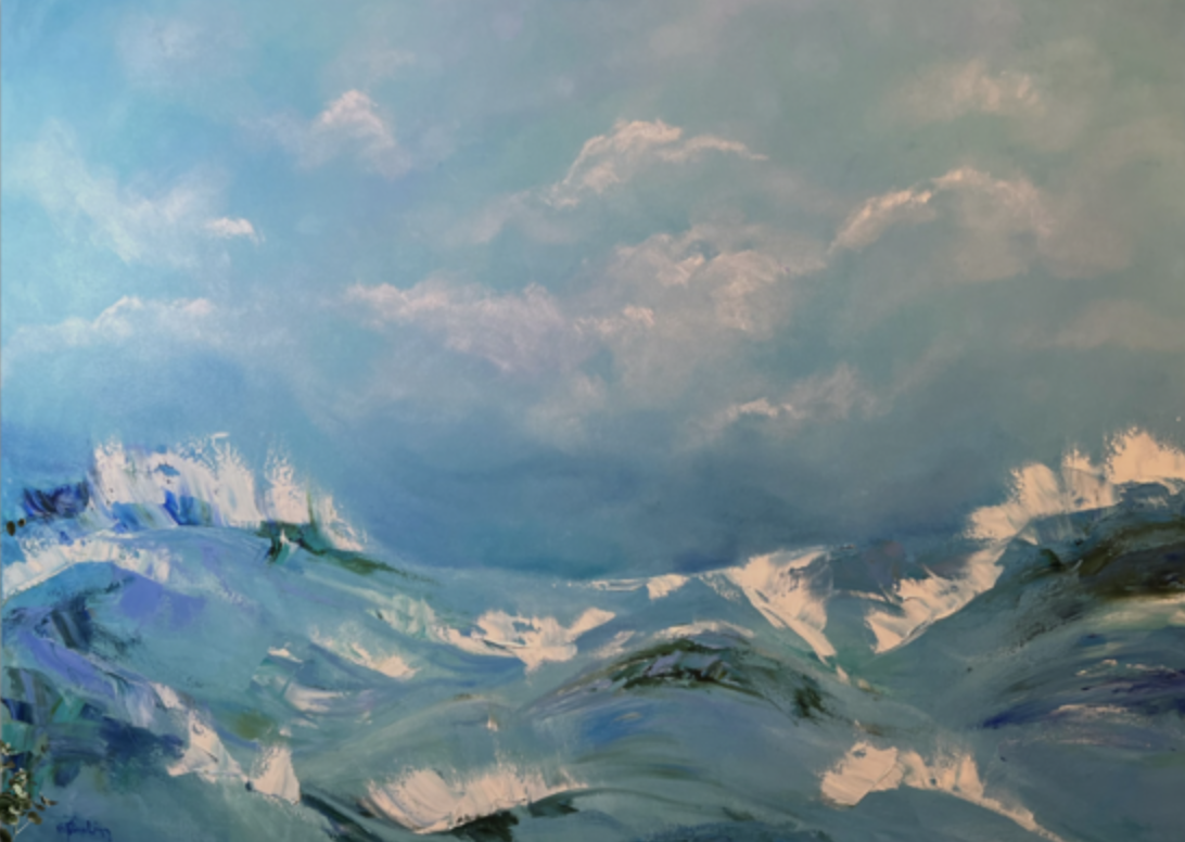 Coastal Blue - 122cm x 91cm - $950