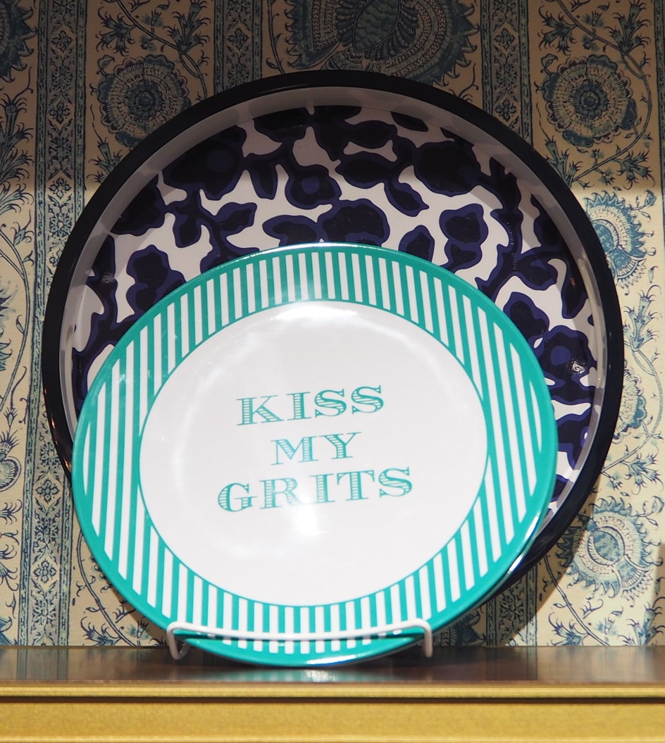 Kiss my grits! Picnic plates at Draper James. Southern lifestyle brand by Reese Witherspoon
