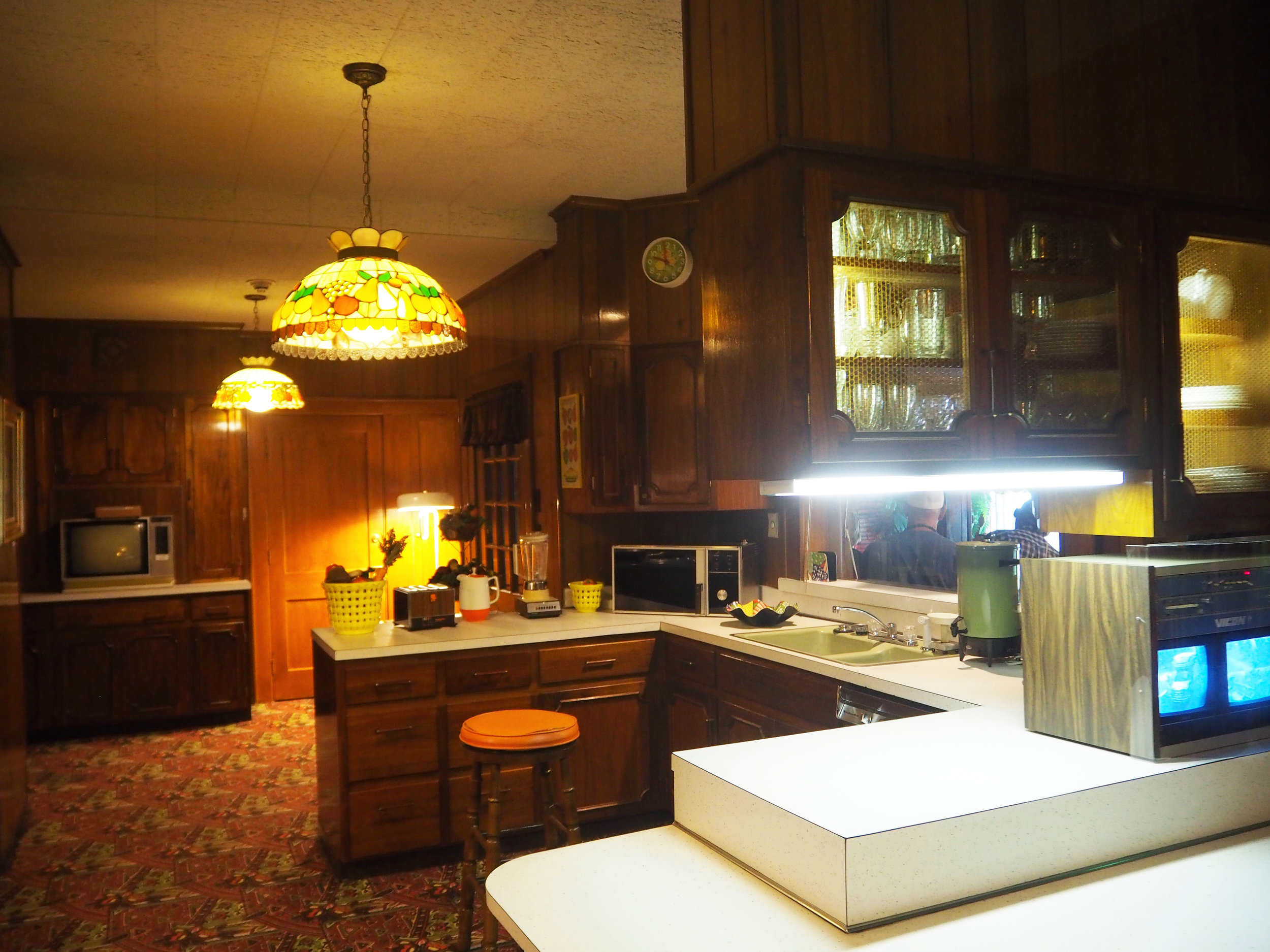 The Kitchen inside Elvis Presley's Graceland. To see more pics, click on the photo.