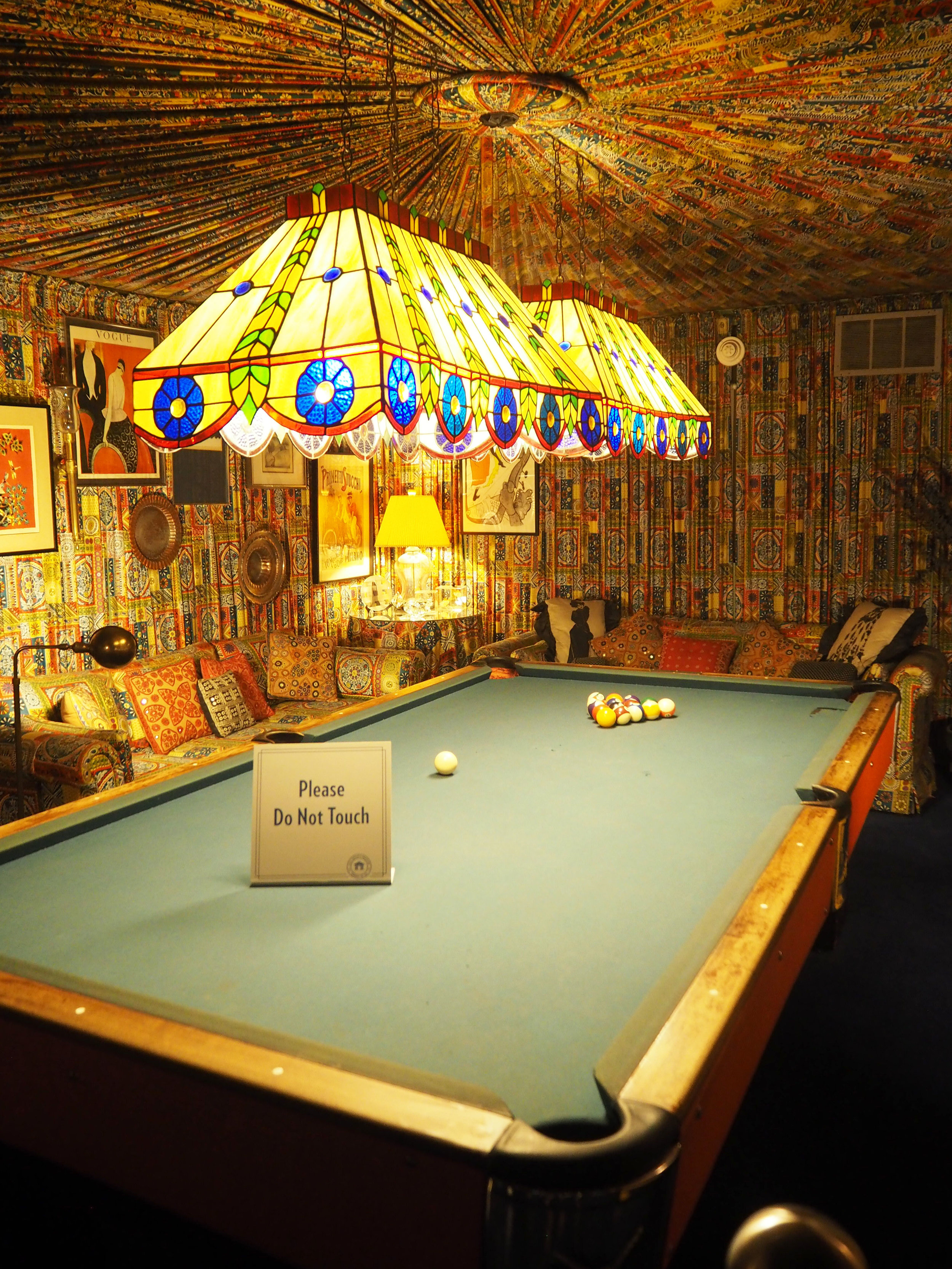 Elvis Presley | Graceland. The billiard Room. Designer Bill Eubanks helped design the pool room at Graceland.
