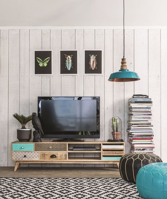 How to style your TV stand.