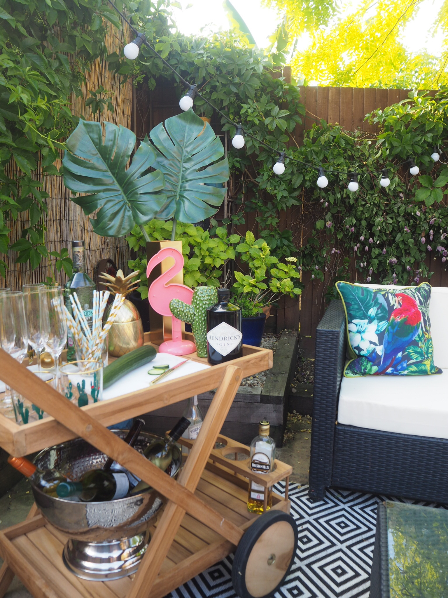 outside bar cart on Outside Space The Outdoor Bar Cart From Homesense House Lust