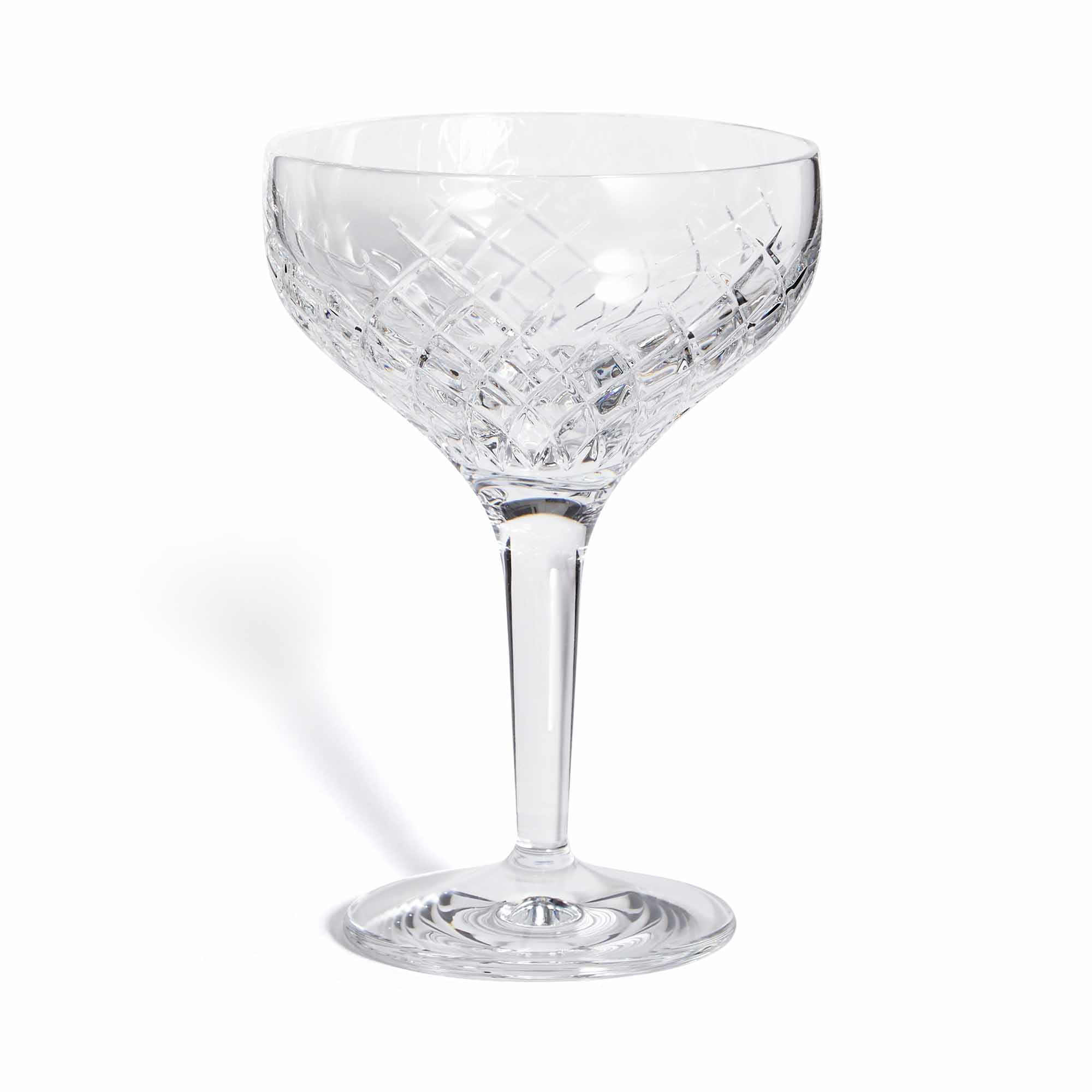 Soho home crystal coup glasses £30 each 