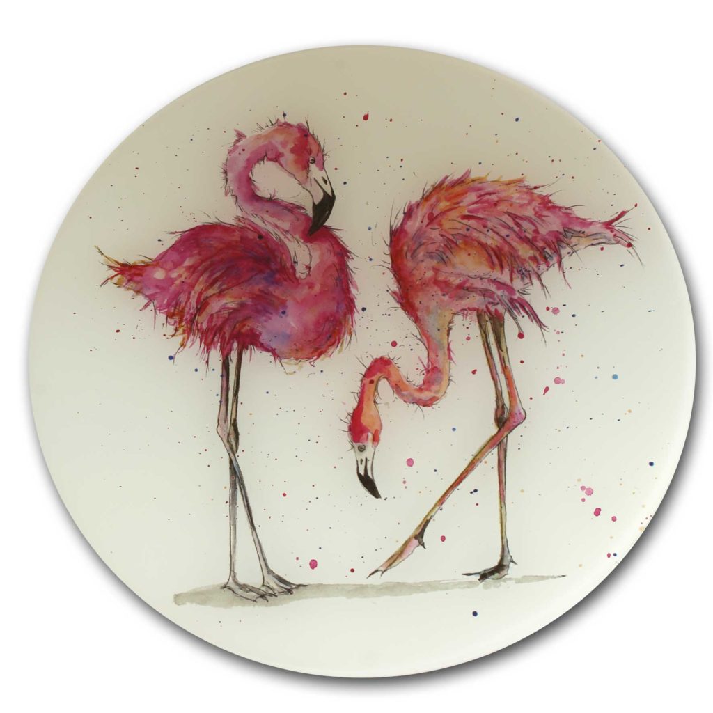 Flamingo glass worktop saver £24