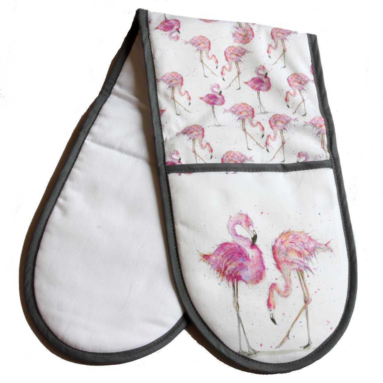 Flamingo oven gloves £18