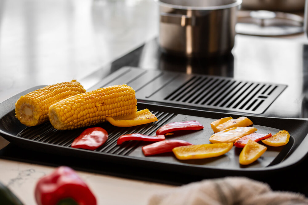 AEG MaxiSense® Plancha Grill for Induction Hobs RRP £179.99 (Product code MAXI-GRILL)