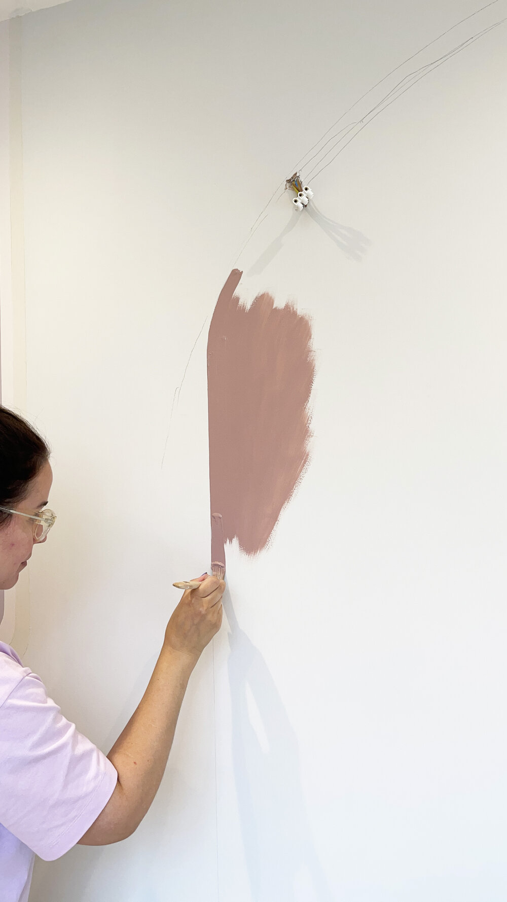 How to create a painted wall mural, inspired by Dulux Changing Rooms
