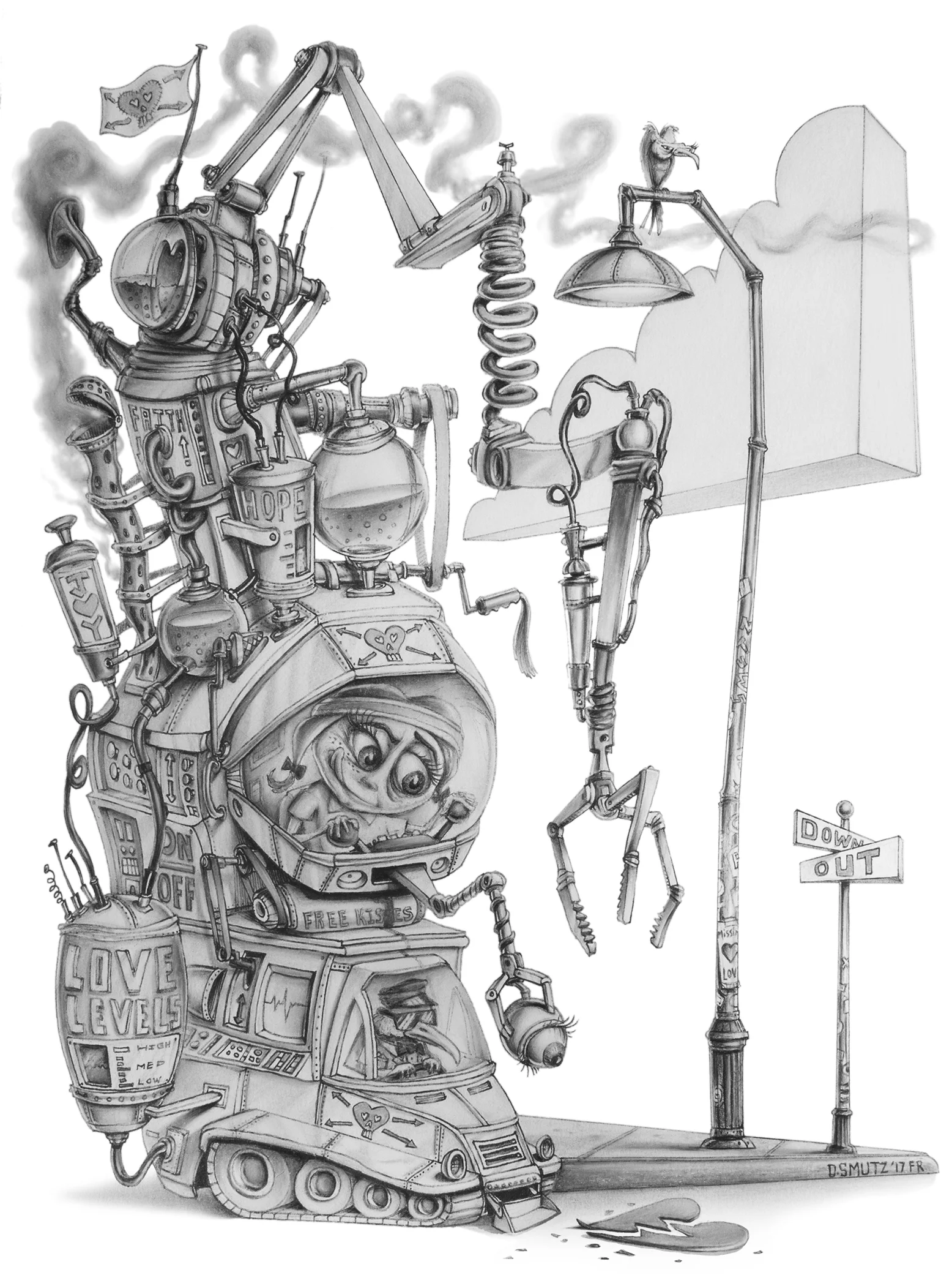 HAPPY HILDA AND HER HEARTBREAK STREET SWEEPER