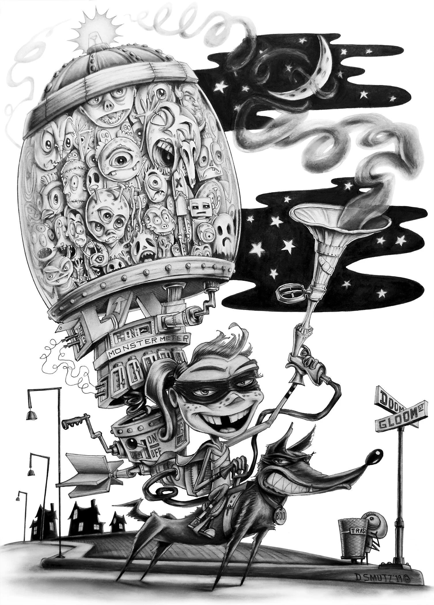 MAGNIFICENT MALORIE AND HER MONSTER TRAPPING TRANSPORTER 
