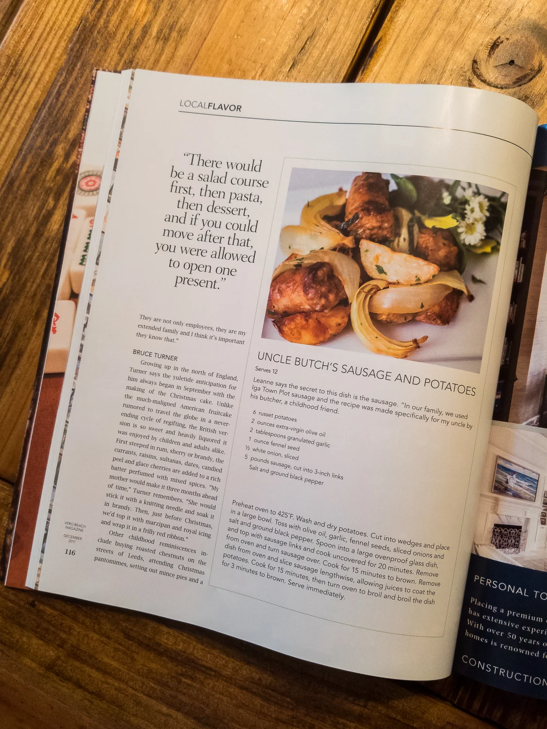 Local Flavor at The Tides - December 2017 Issue