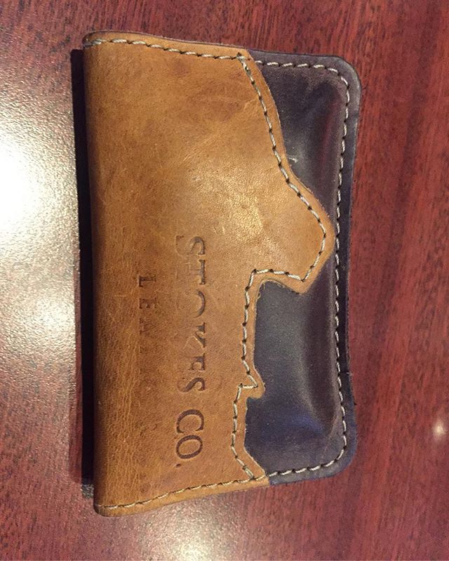 Thanks for the hookup Stokes @stokesco.leather. Amazing wallet. #deschutesriveranglers #stokescoleather #thepatientangler