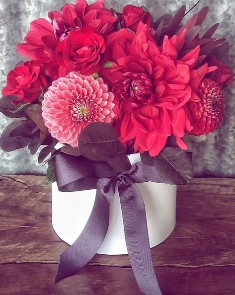 Our gorgeous Arrangement from our Red Ruby Package