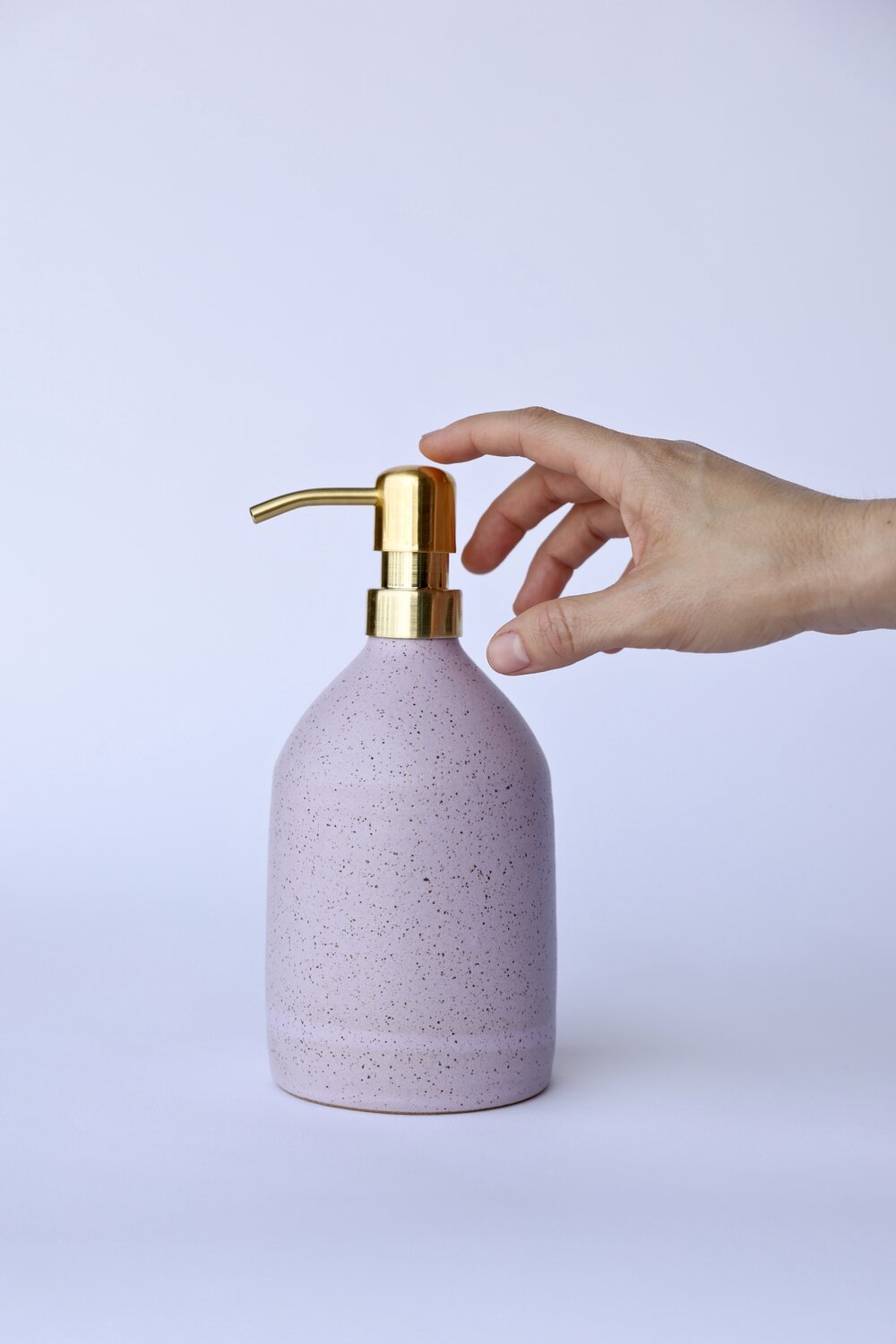Ceramic Soap Dispenser - Plastic Free Soap Dispenser - Earth + Element